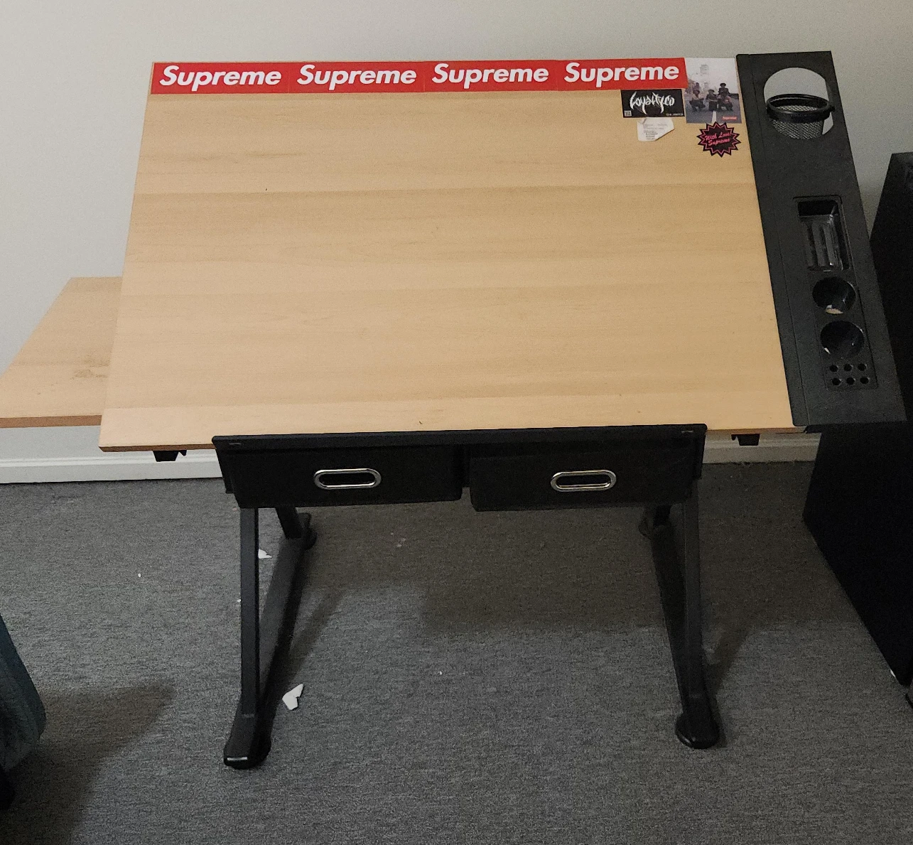 Drafting Table with Drawers