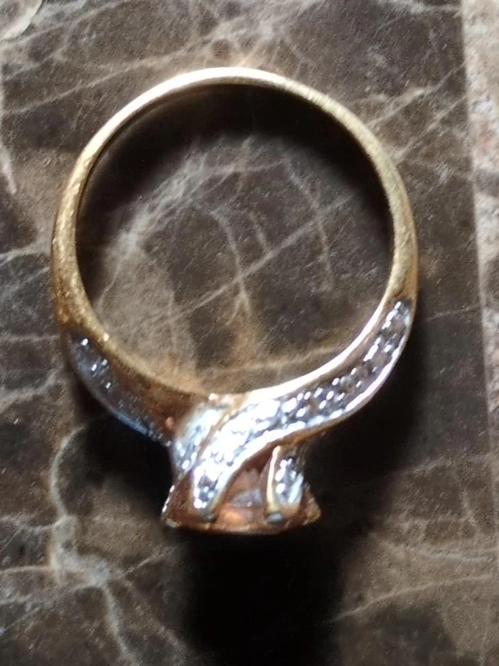 Gold Ring with Gemstone