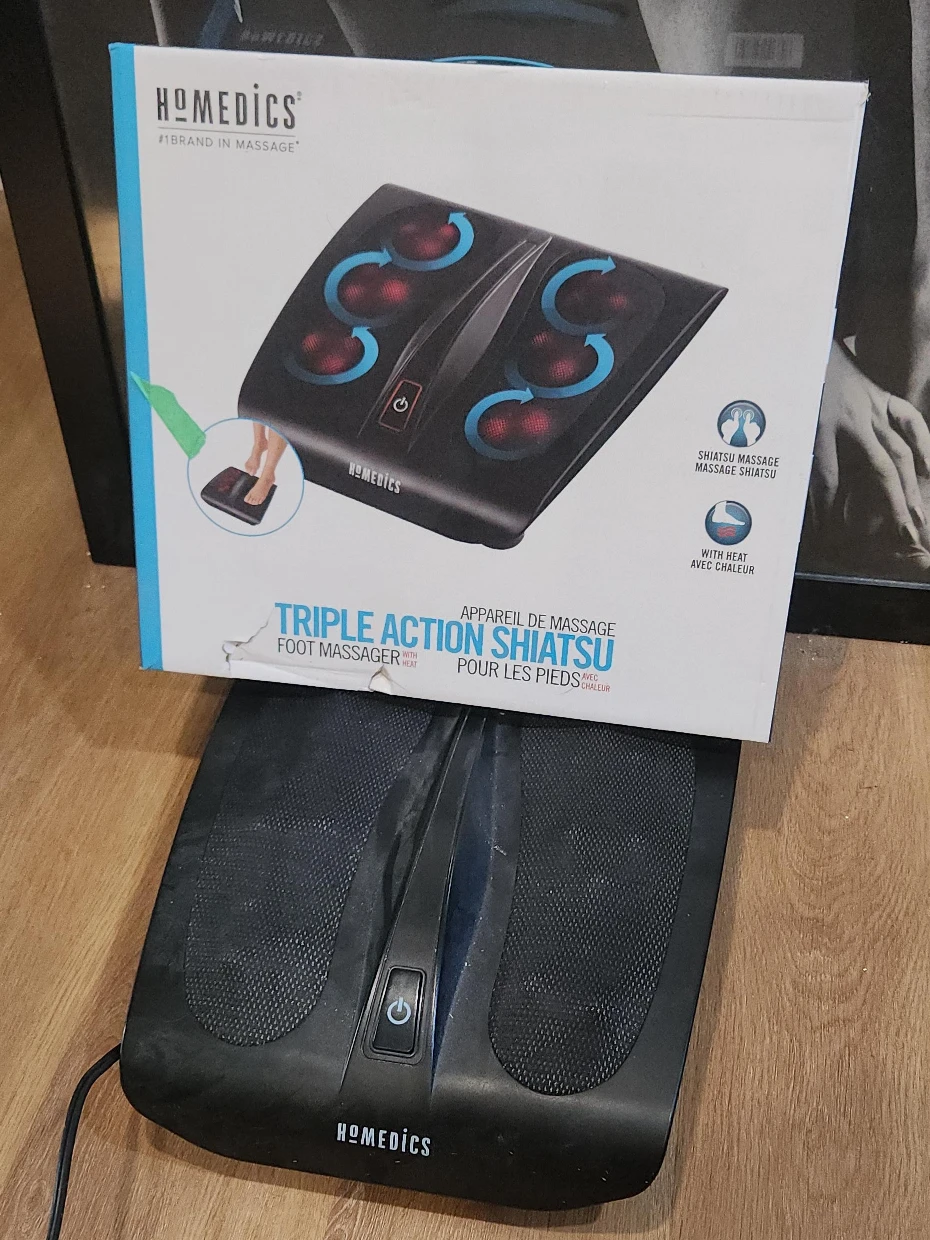 HoMedics Triple Action Shiatsu Foot Massager with Heat