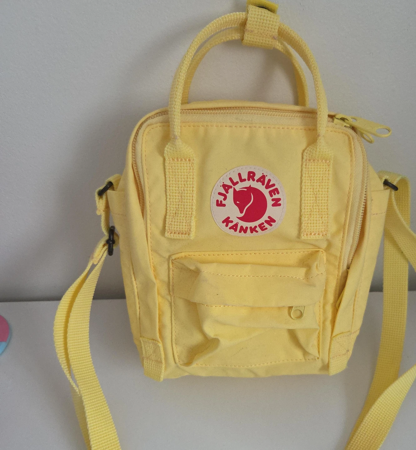 Fjallraven Kanken Mini Crossbody Bag Yellow