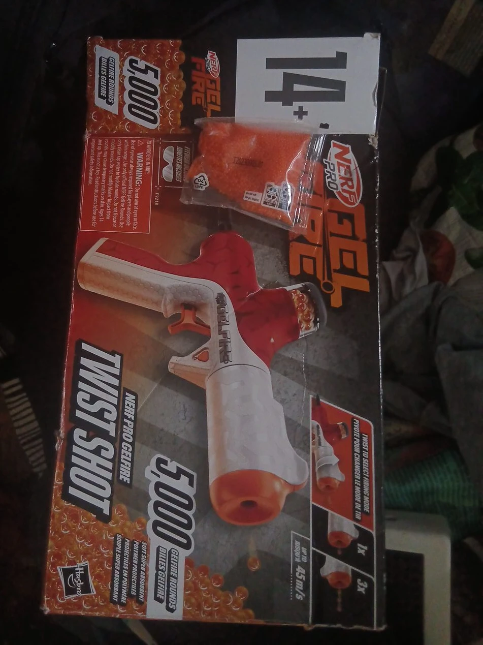 Nerf Pro GelFire Twist Shot Blaster - Ages 14+