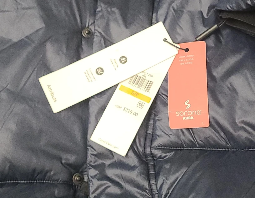 New Calvin Klein Sorona Aura Puffer Jacket - Size S
