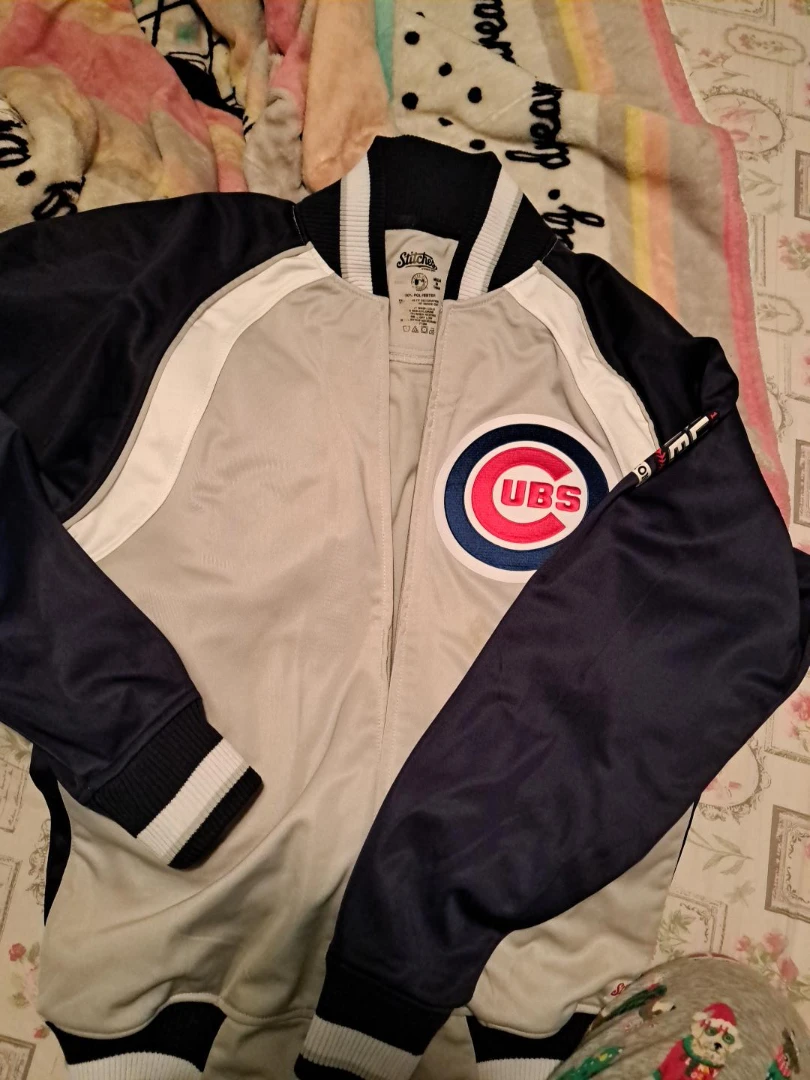 Stitches Chicago Cubs Bomber Jacket - Size M