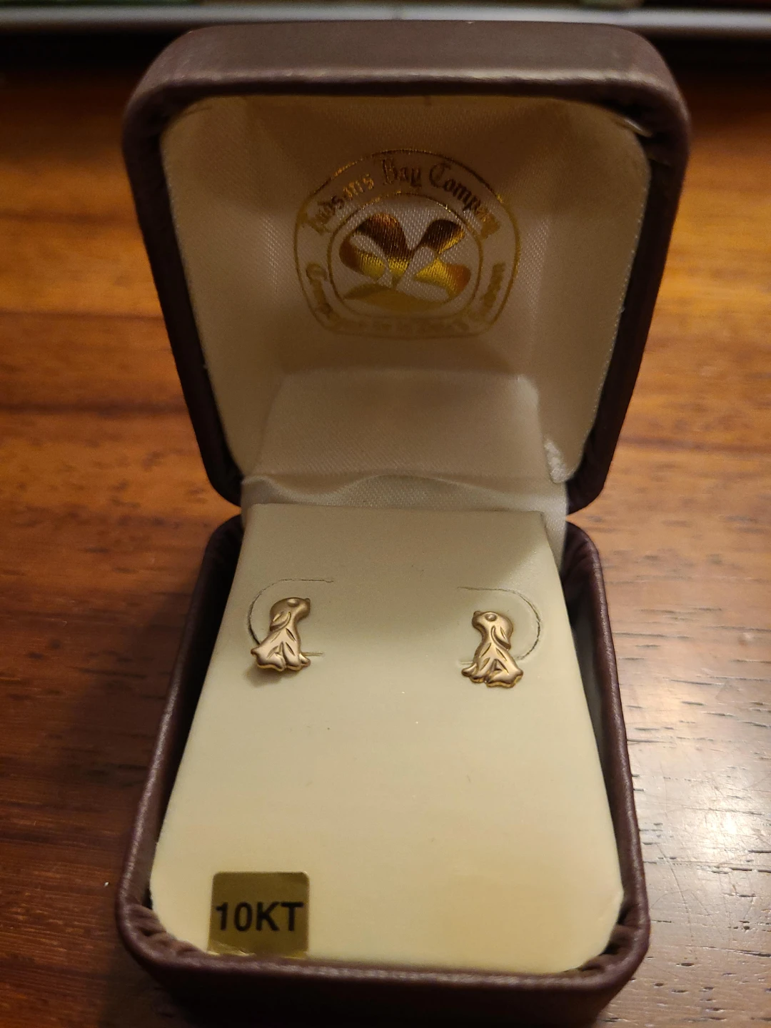 Hudson's Bay Company 10KT Gold Dog Earrings