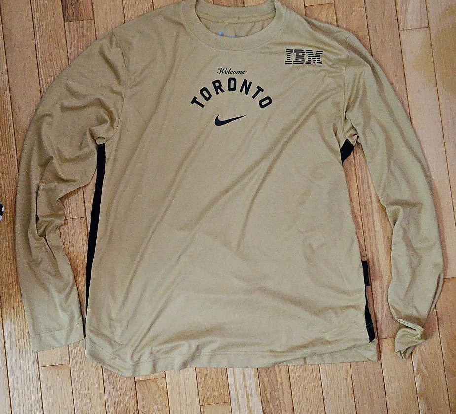NEW Nike 2023 Toronto Raptors City Long Sleeve Tee - Size M