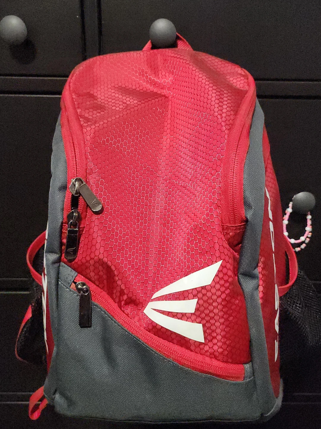 Easton Red & Grey Backpack