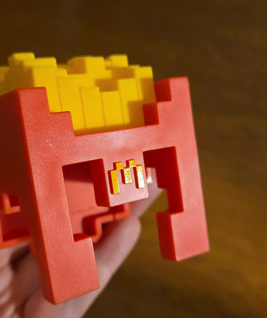 McDonald's Minecraft Fry Box And Skin