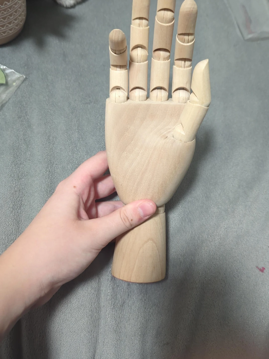 Wooden Articulated Hand Manikin