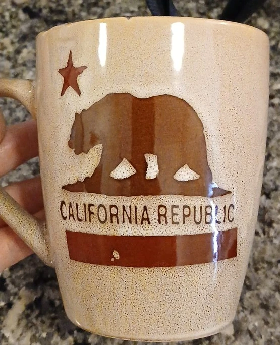 California Republic Bear Mug