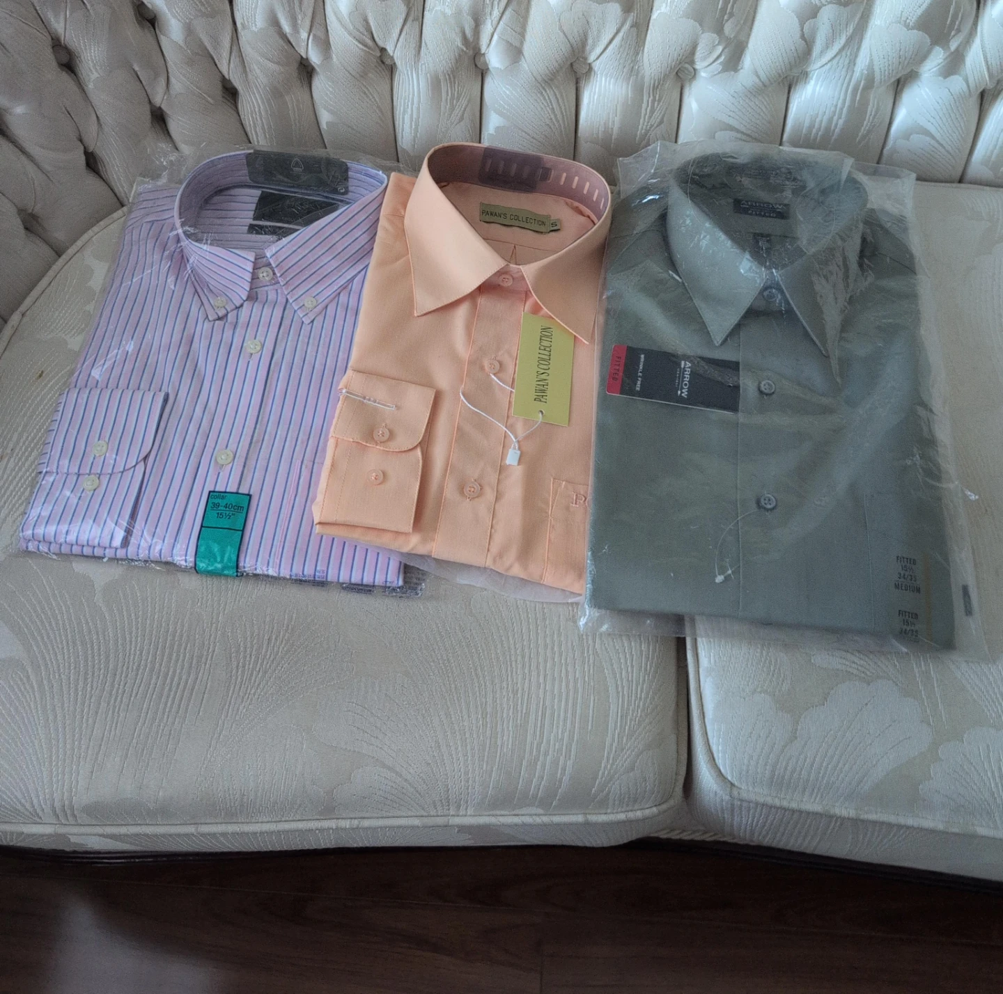 Pawan's Collection & Arrow Dress Shirts - Medium