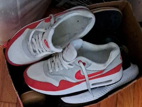 Nike Air Max 1 White/Red