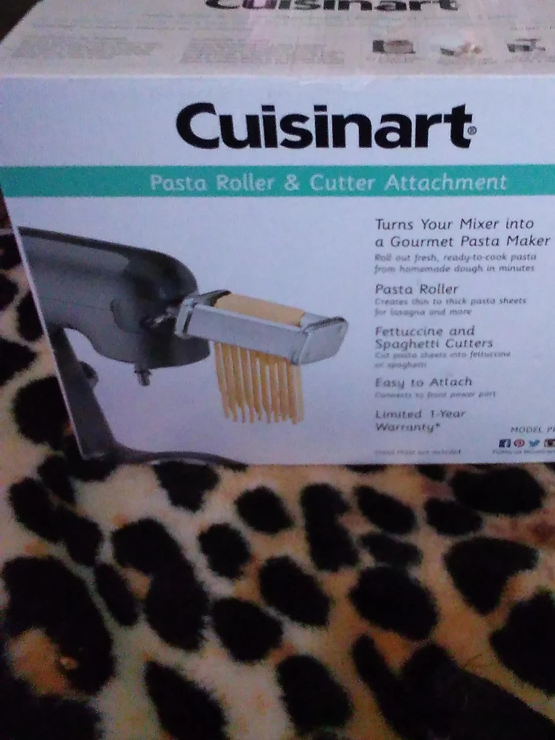 Cuisinart Pasta Roller & Cutter Attachment - New!