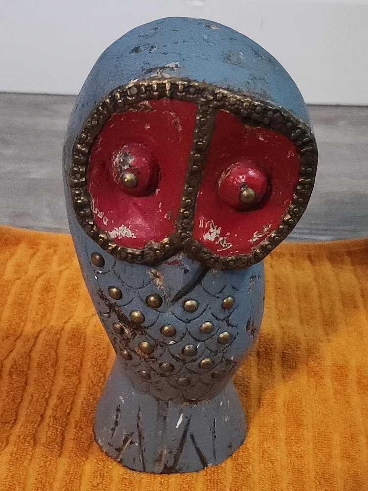 Vintage Decorative Owl Figurine