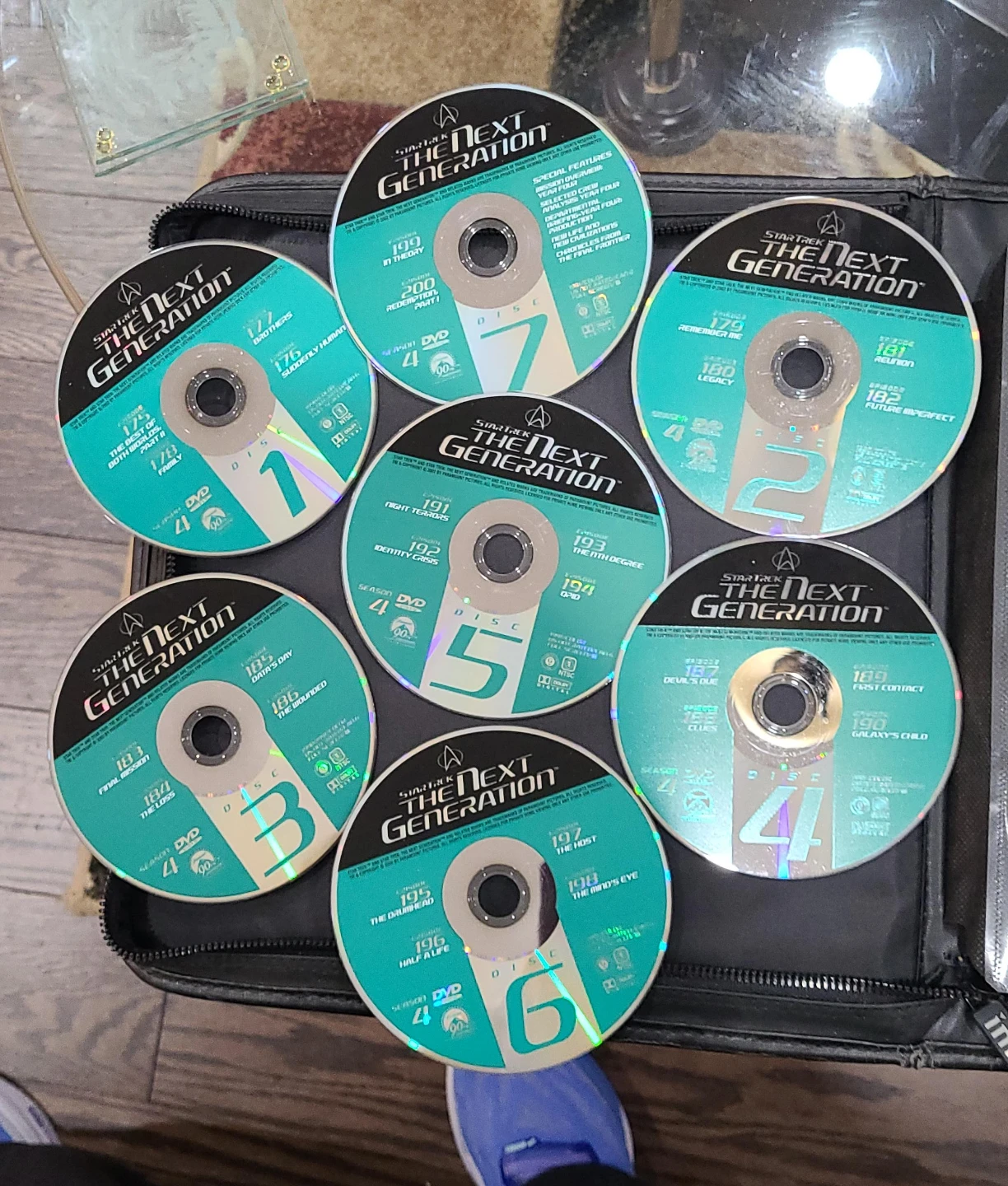 Star Trek: The Next Generation DVDs 4th season