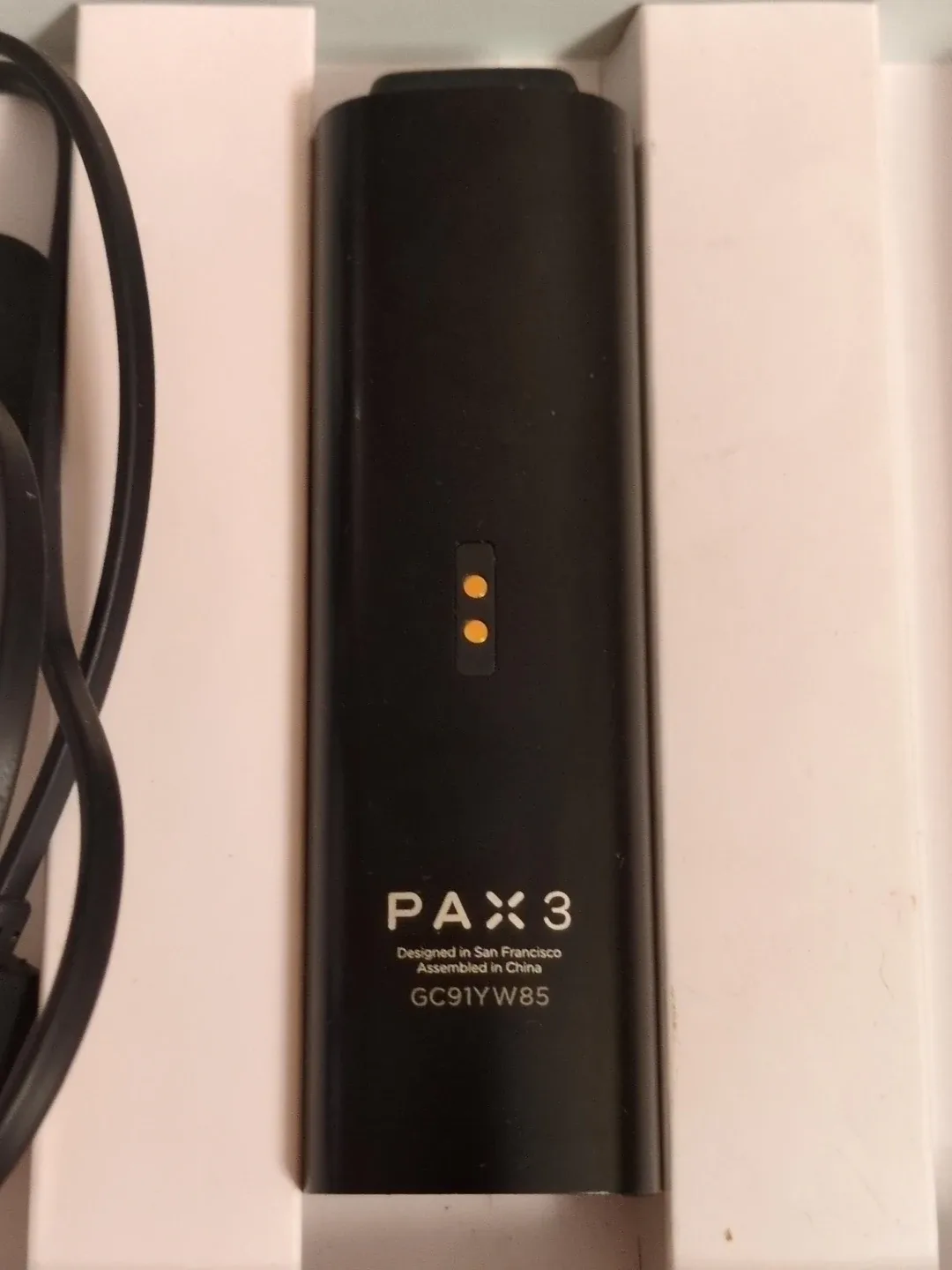 PAX 3 Vaporizer with Box, Mini Charger, Concentrate Insert, etc