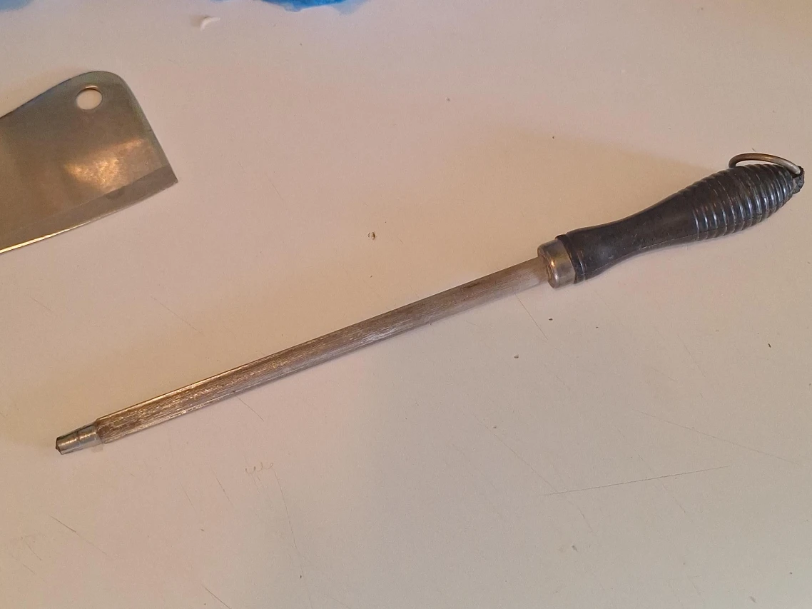 Vintage Knife Sharpening Steel Rod