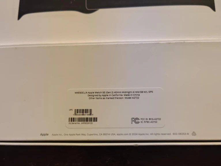 #cleanout Apple Watch SE (Gen 2) 40mm Midnight