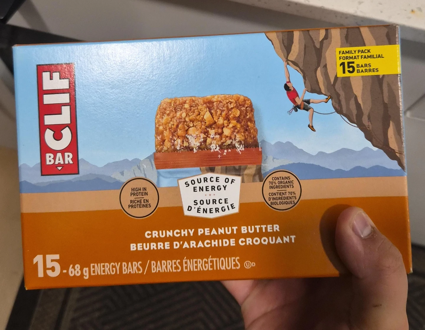 Clif Bar Crunchy Peanut Butter - 15 Bars
