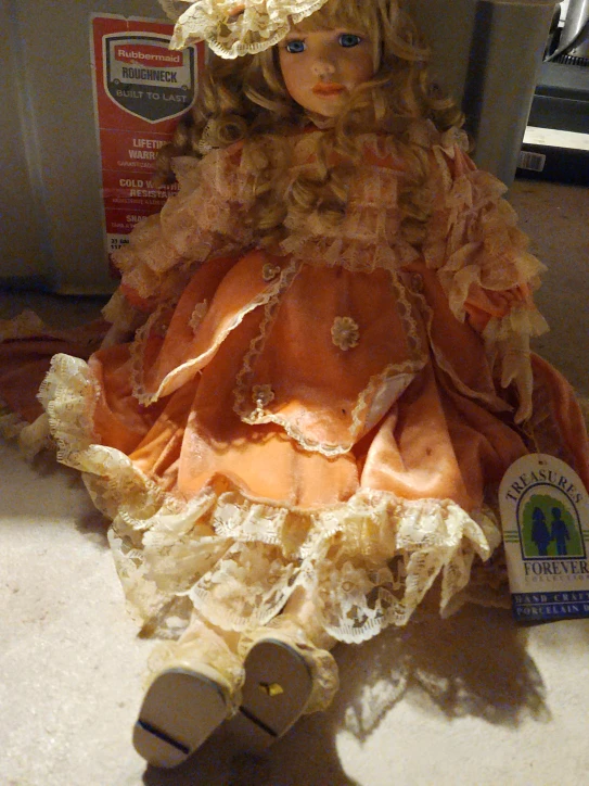 Treasures Forever Porcelain Doll