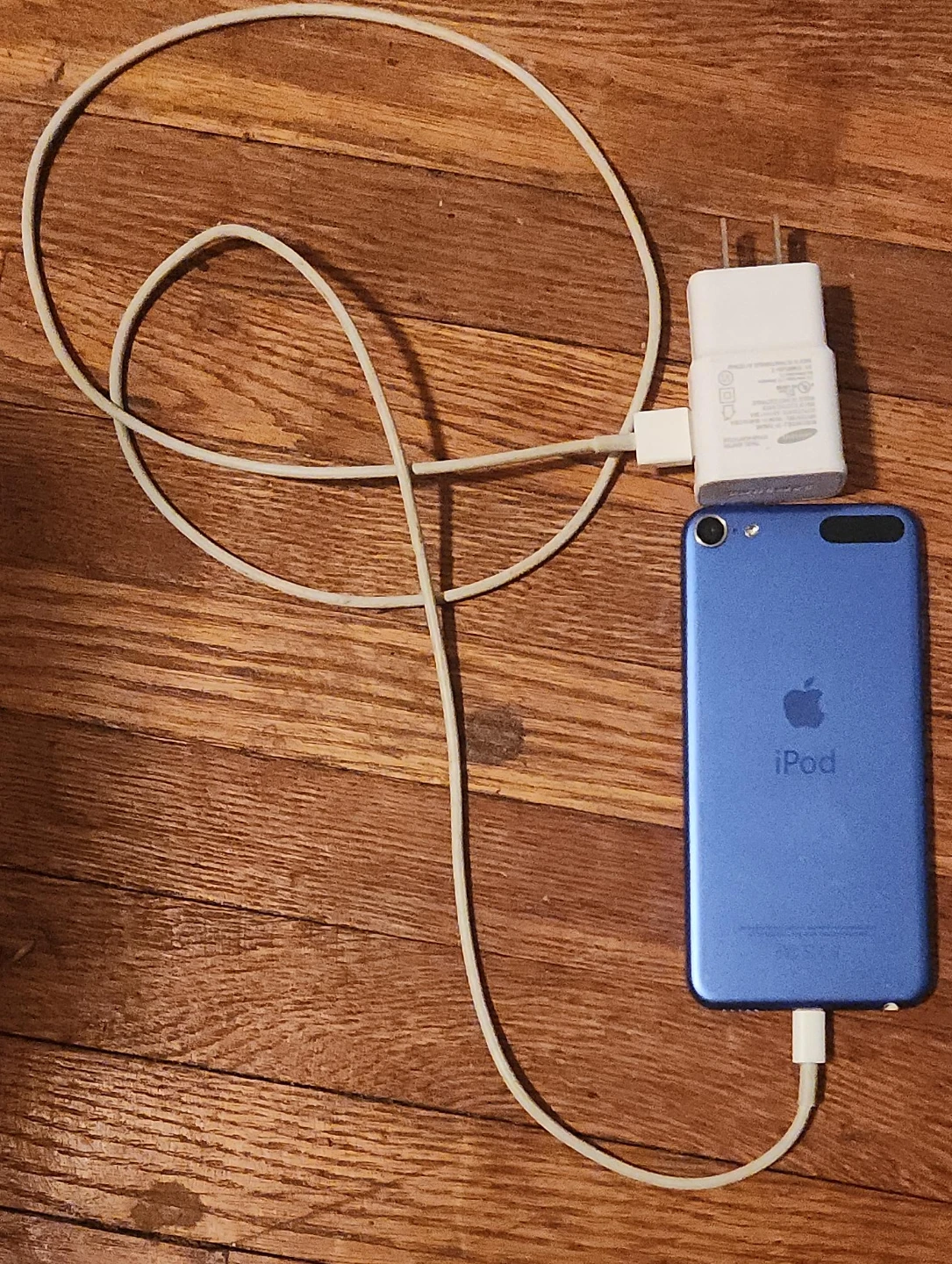 Apple iPod Blue with Charger