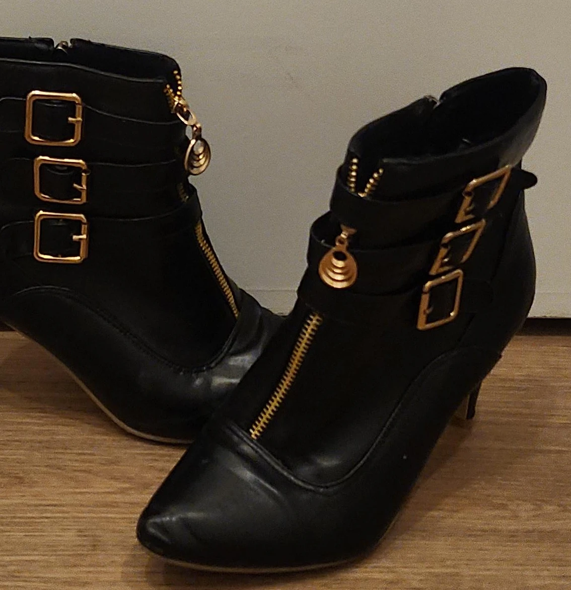 Black Ankle Boots - Size 39 (EU)