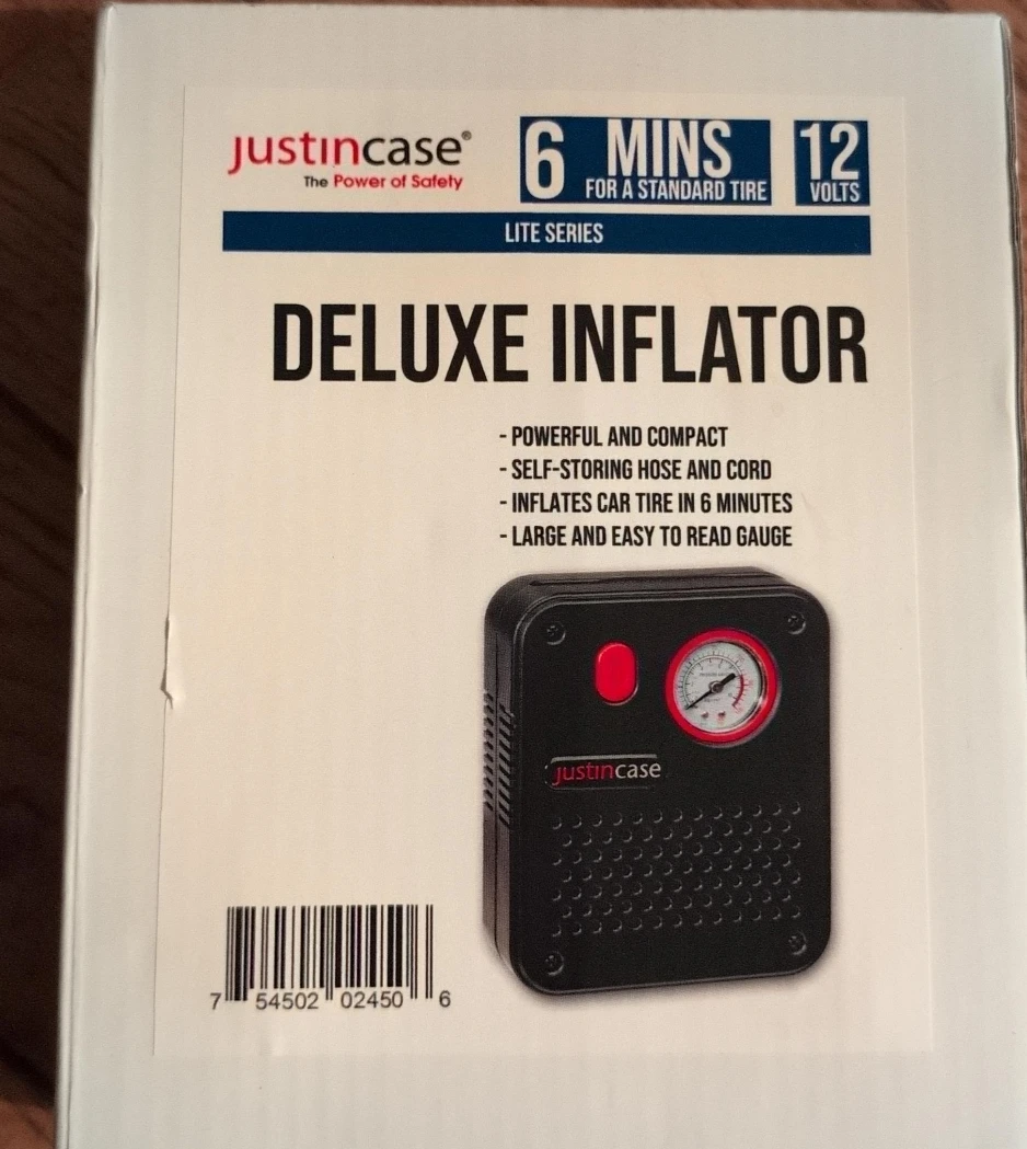 JUSTINCASE Deluxe Inflator 12v #cleanout - photo 2