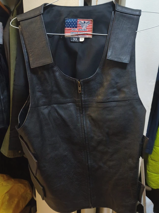 USA Bikers Dream-Riders Leather Vest - XS
