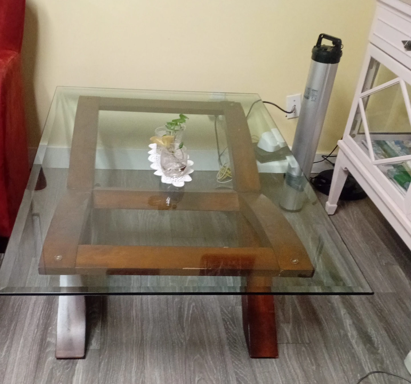 Glass Top Coffee Table