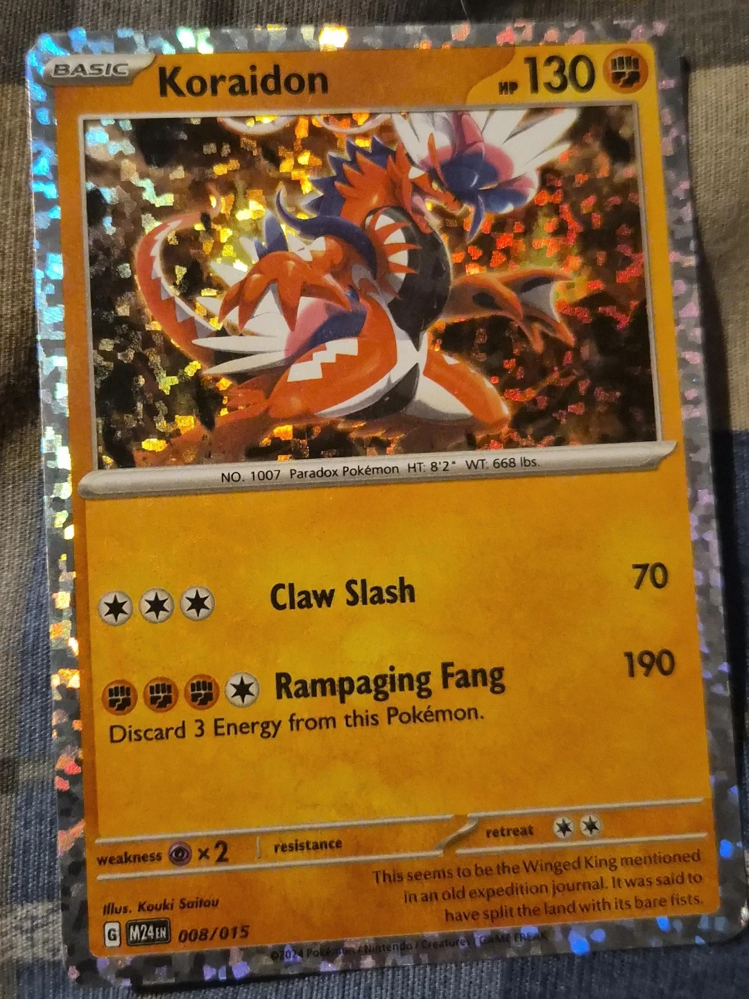 Koraidon Pokemon Card