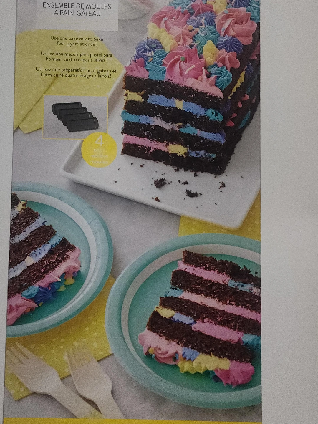 Wilton Cake Layer Mold Set - New in Box