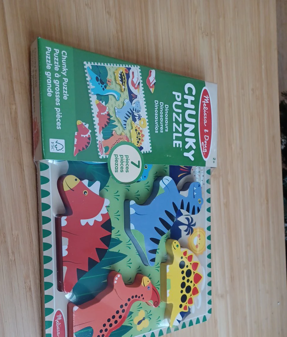 Melissa & Doug Chunky Puzzle - Dinosaurs