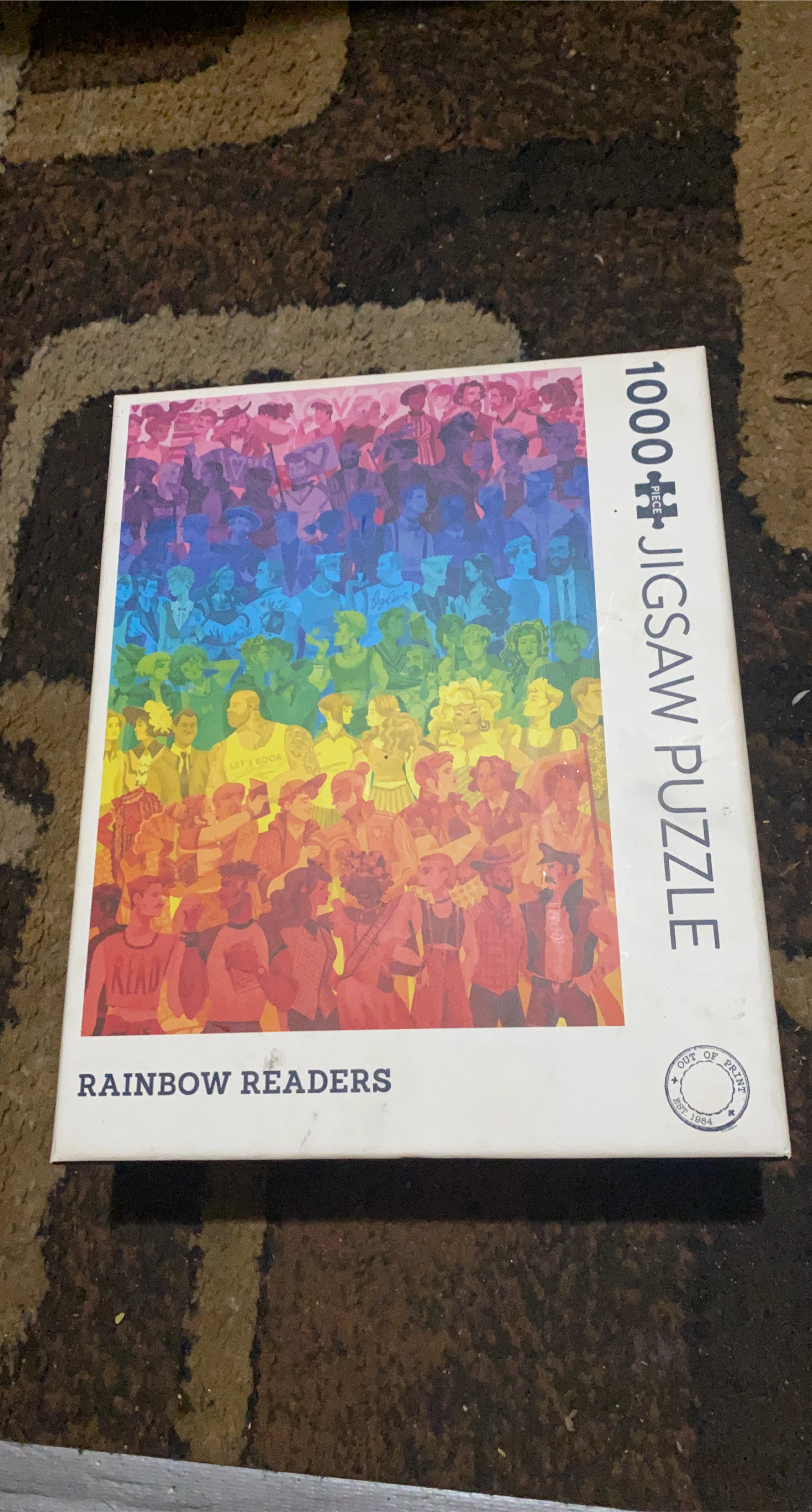 Rainbow Readers 1000 Piece Jigsaw Puzzle