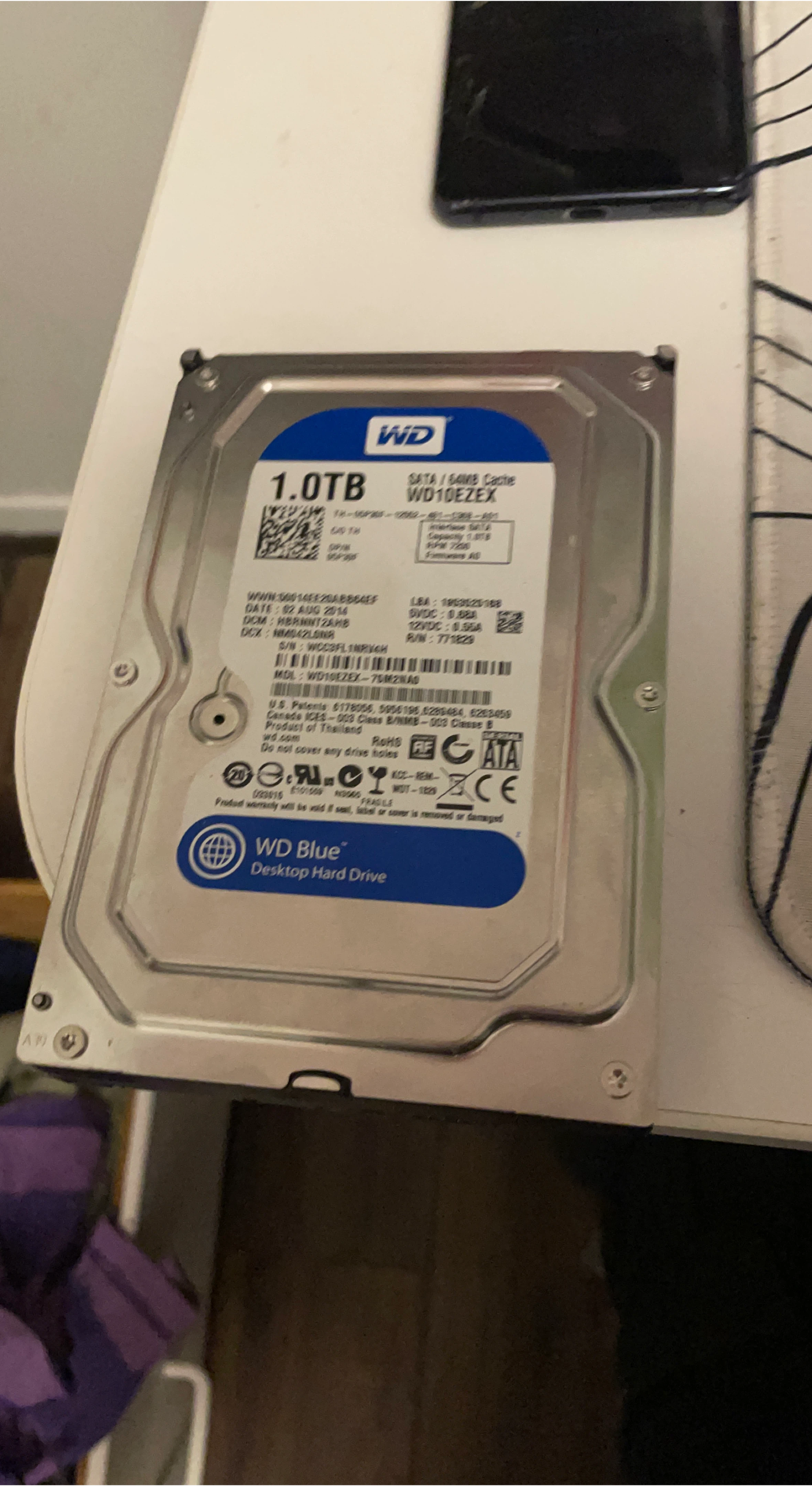 WD Blue 1.0TB Desktop Hard Drive