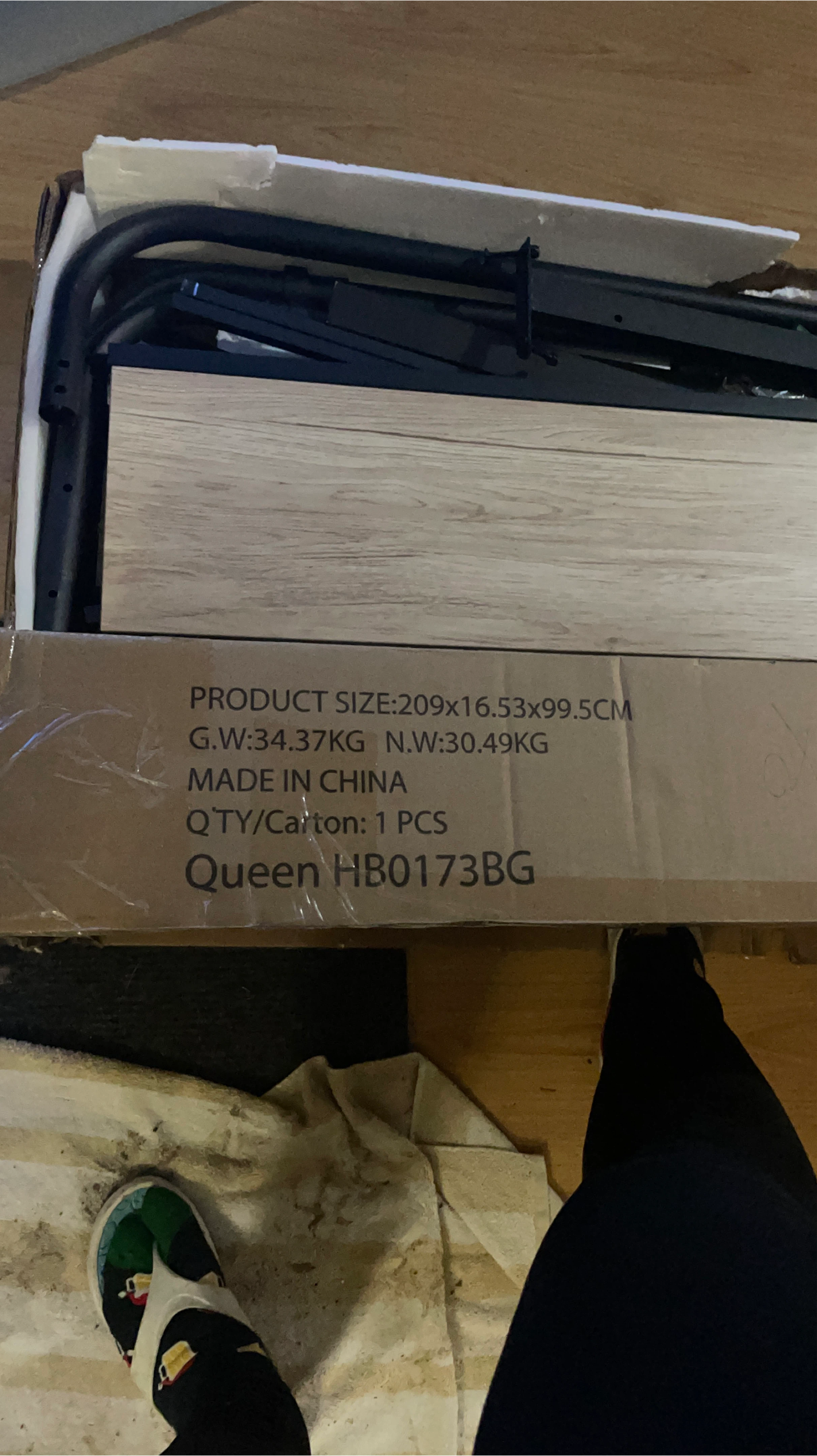 Brand new Queen HB0173BG Bed Frame - NEW in box!