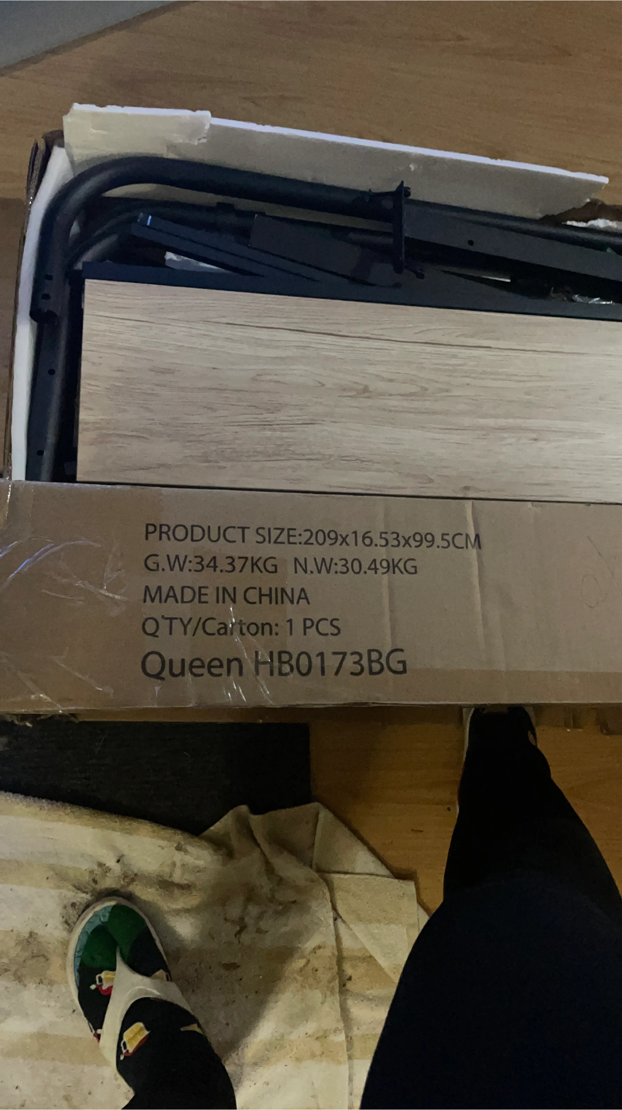 Brand new Queen HB0173BG Bed Frame - NEW in box!
