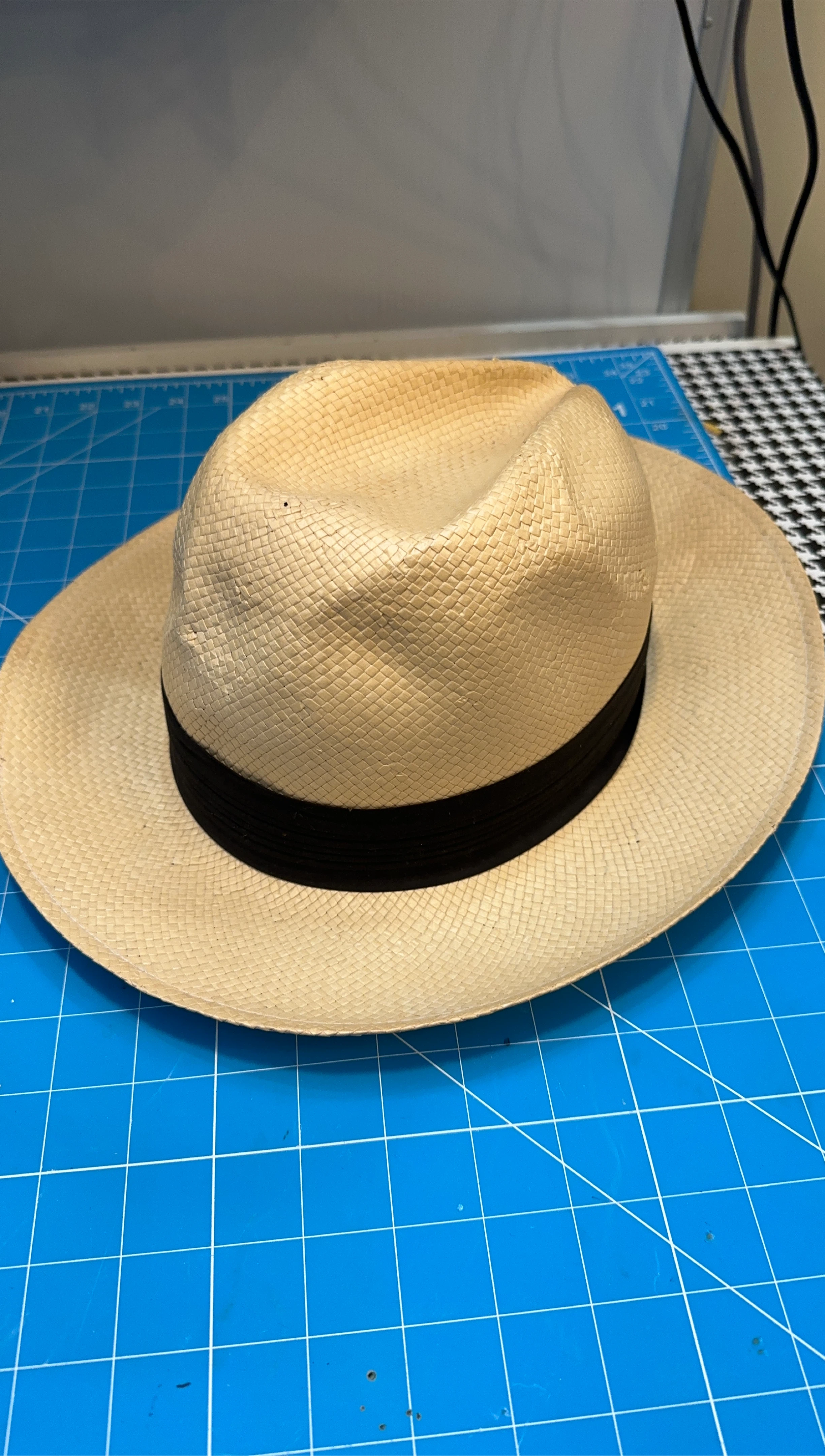 Panama Hat with Black Band