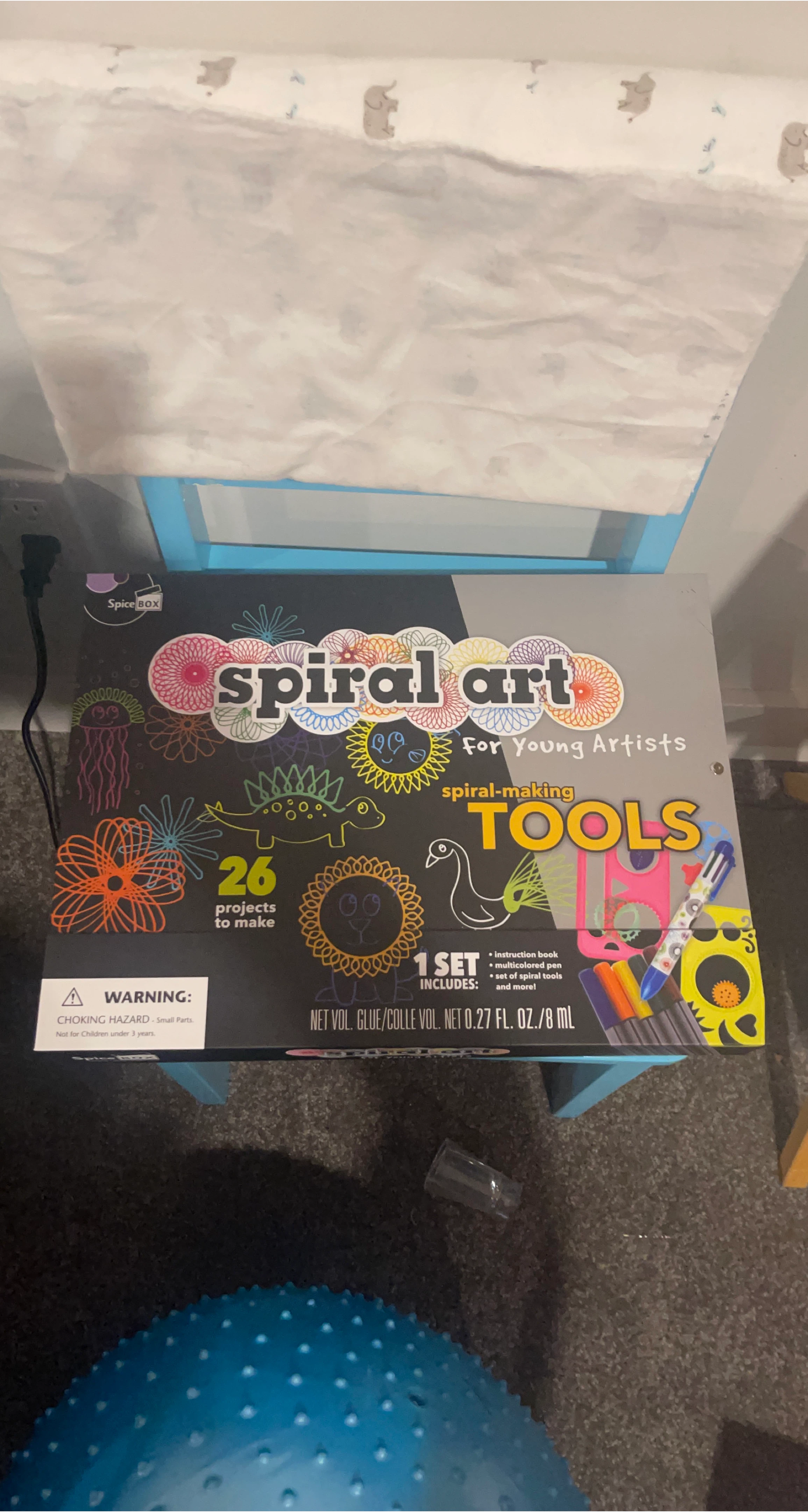 Spice Box Spiral Art for Young Artists