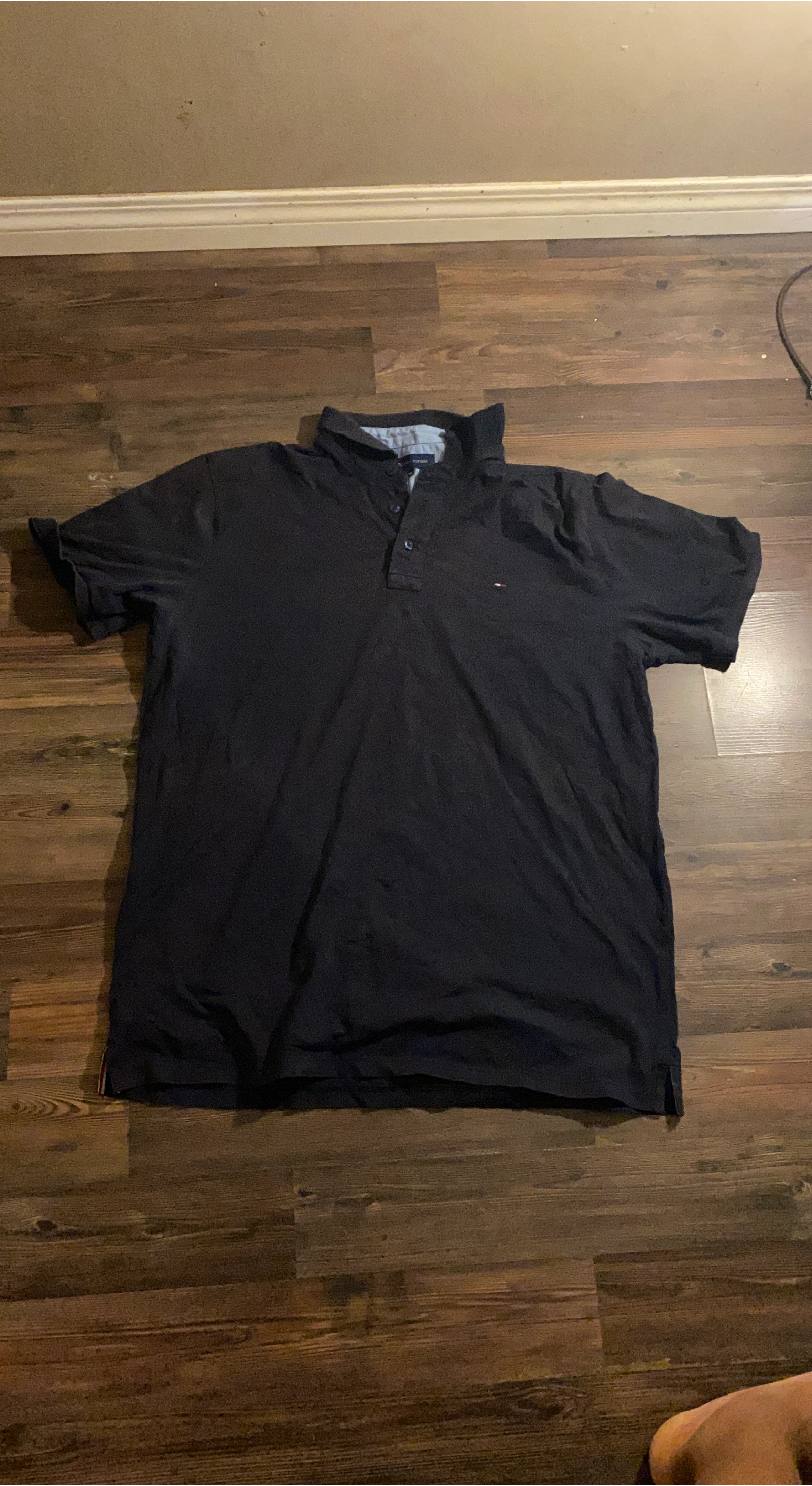 Tommy Hilfiger Black Polo Shirt
