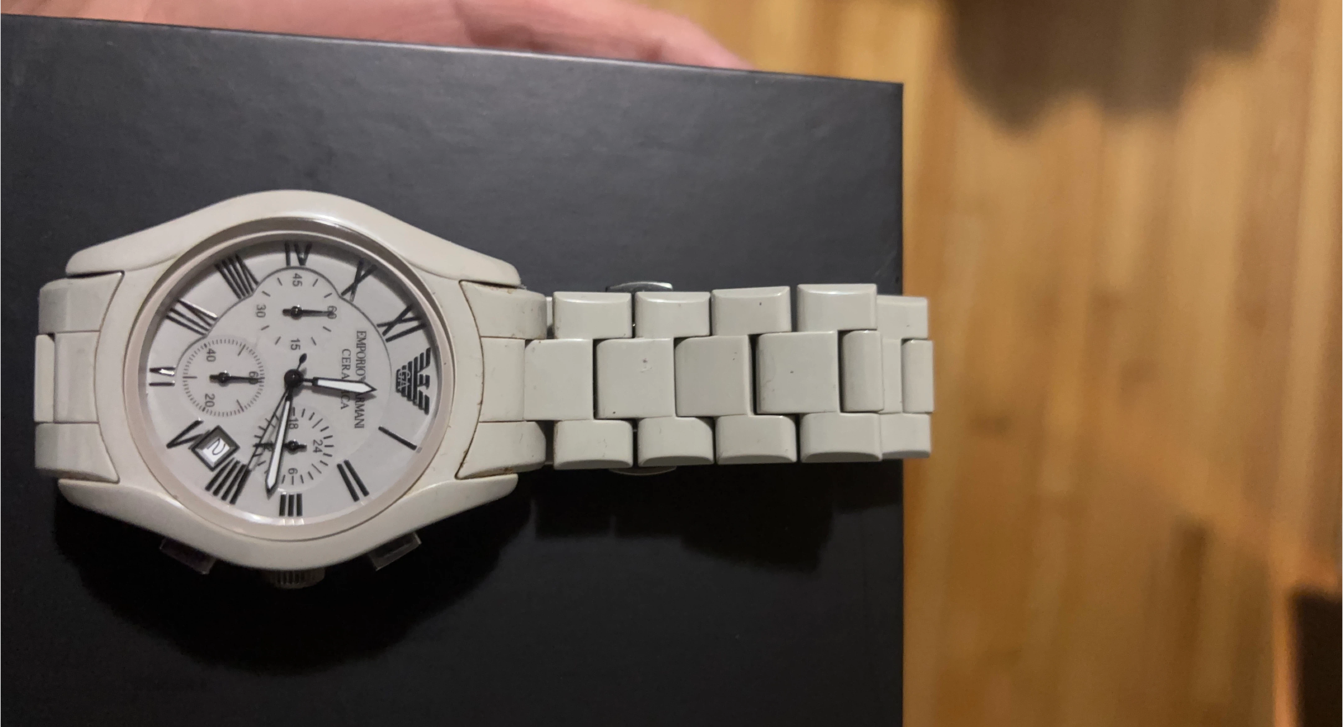 Emporio Armani Ceramica White Watch