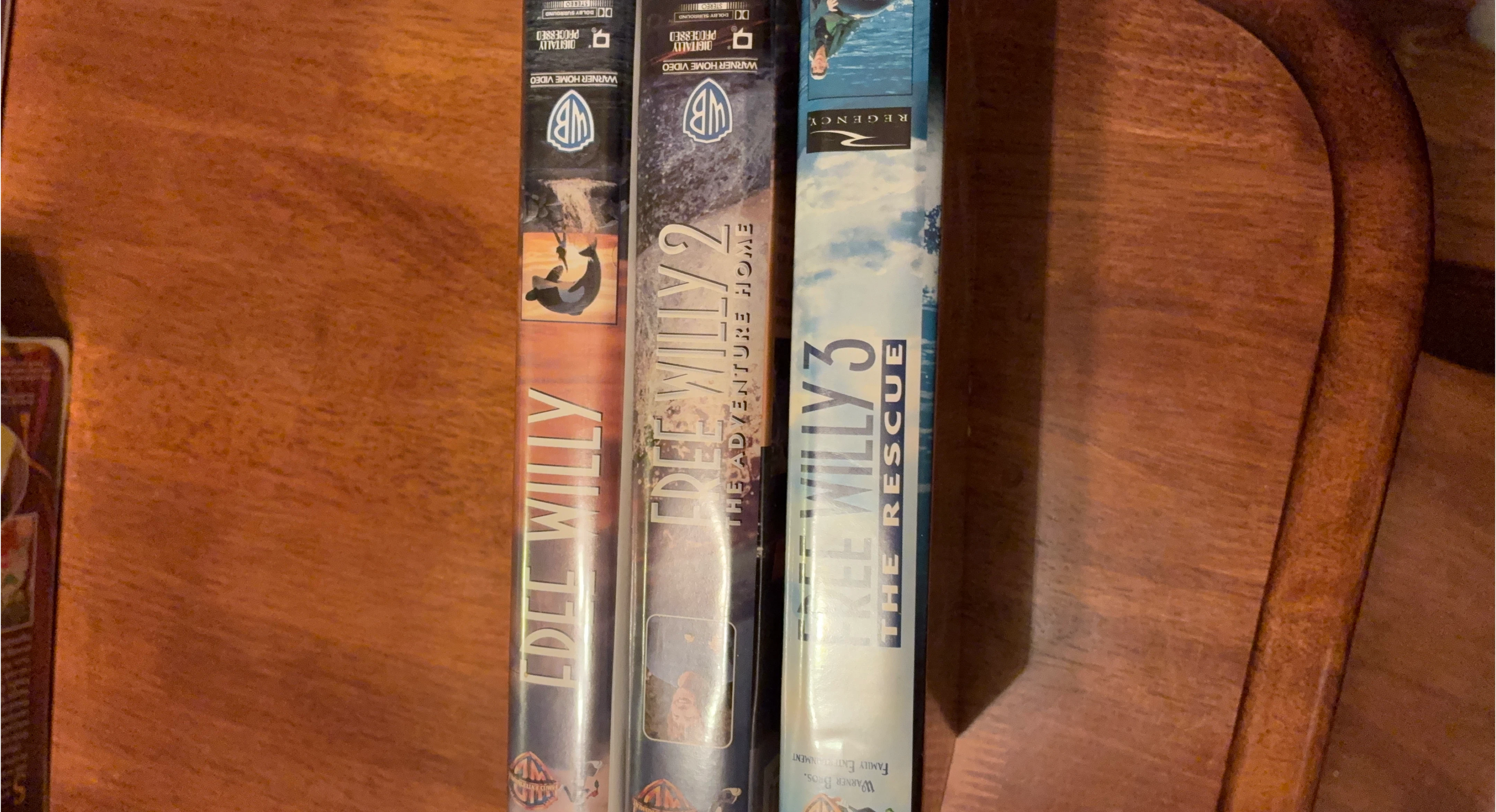 Free Willy VHS Tapes - Set of 3