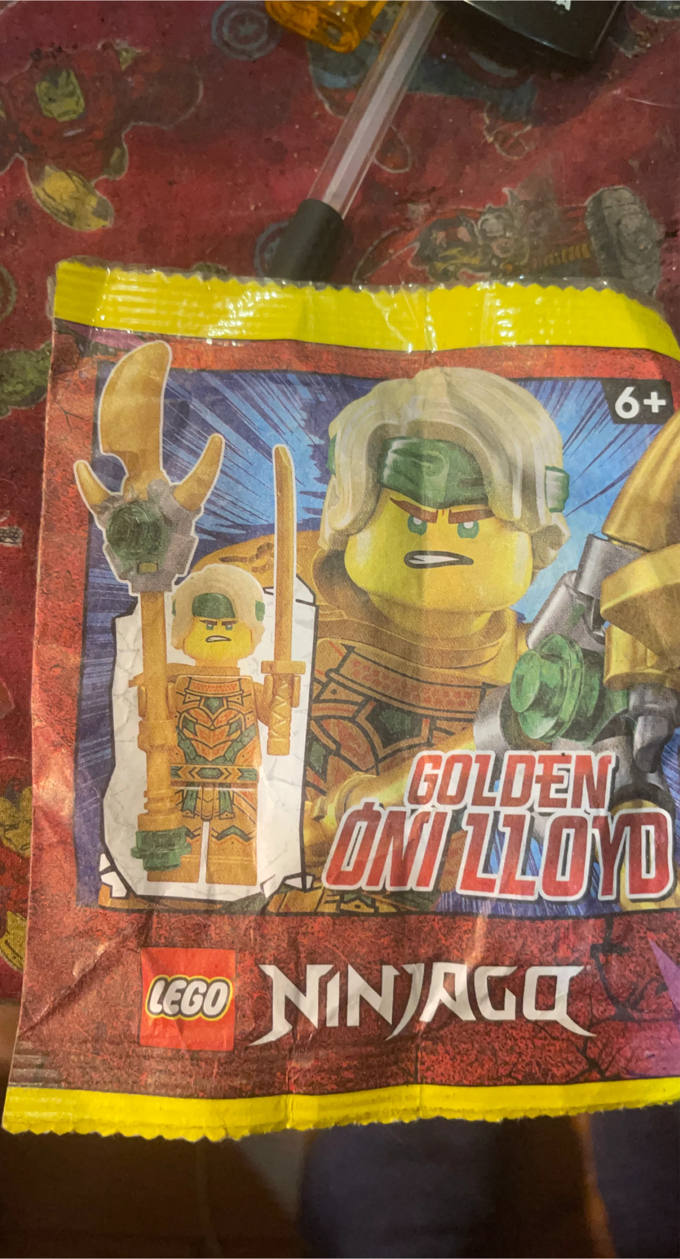 LEGO Ninjago Golden Oni Lloyd Minifigure (Sealed)