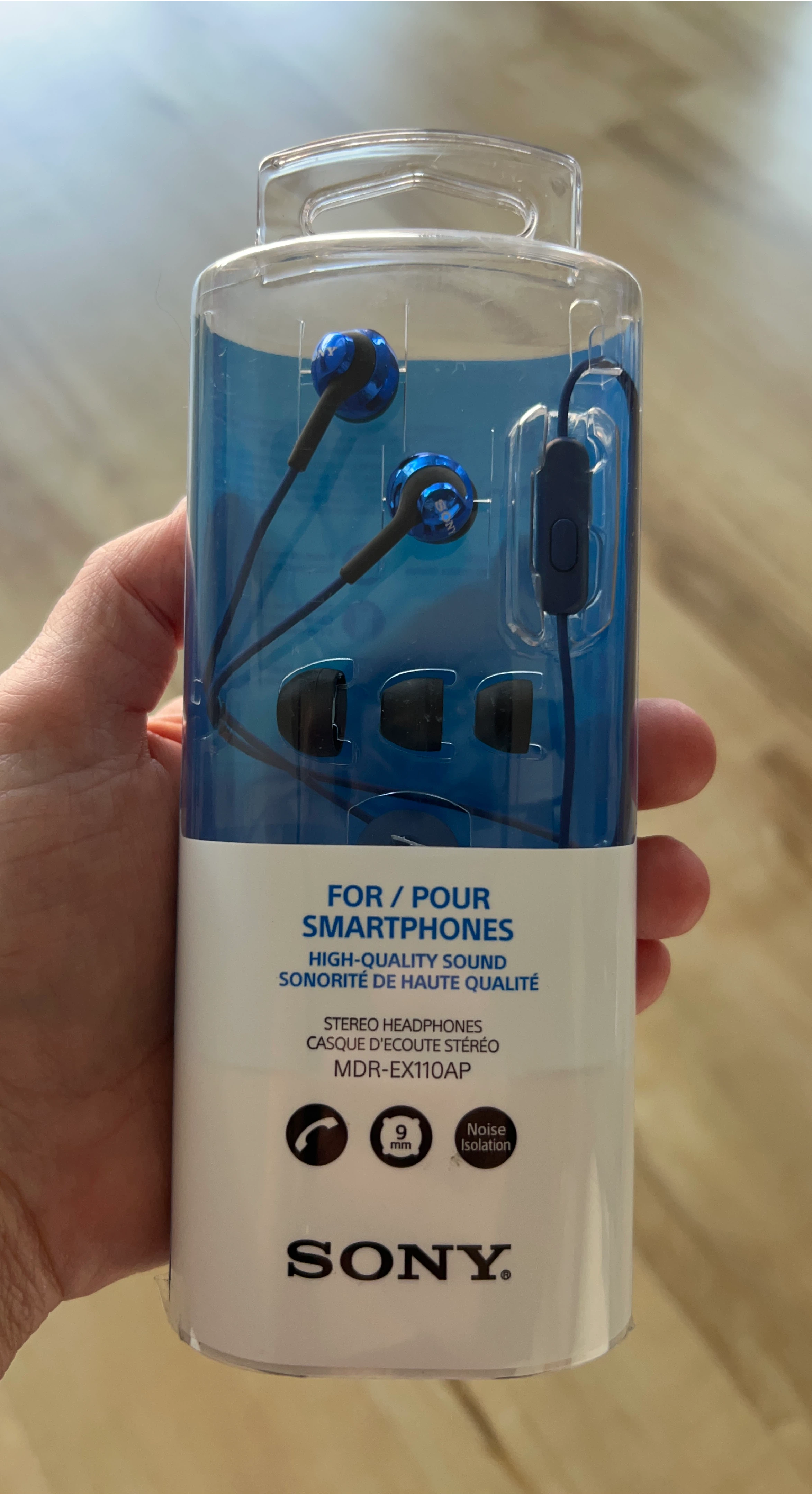 New Sony MDR-EX110AP Smartphone Headphones