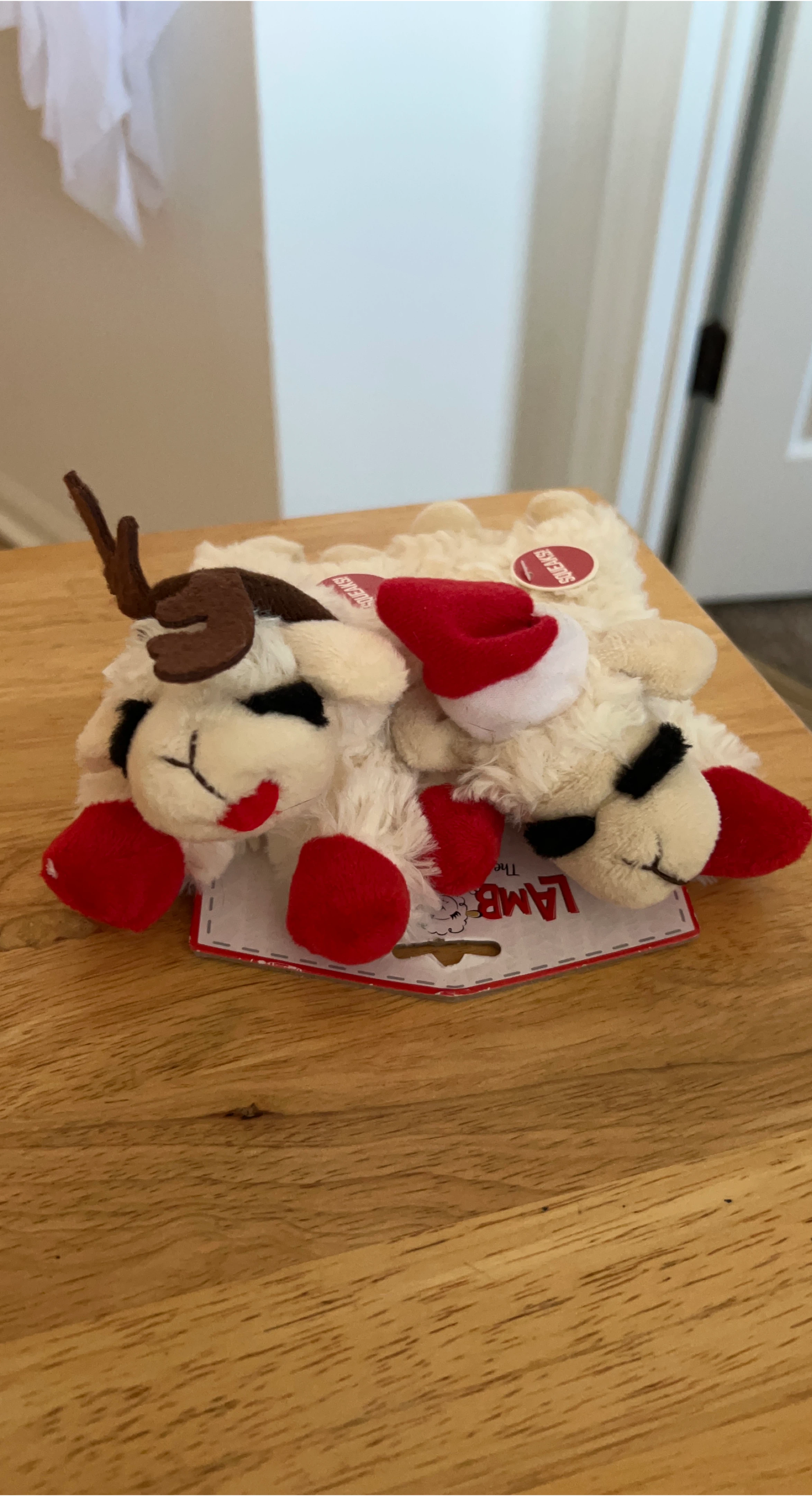 Lambchop Holiday Twin Pack Dog Toy