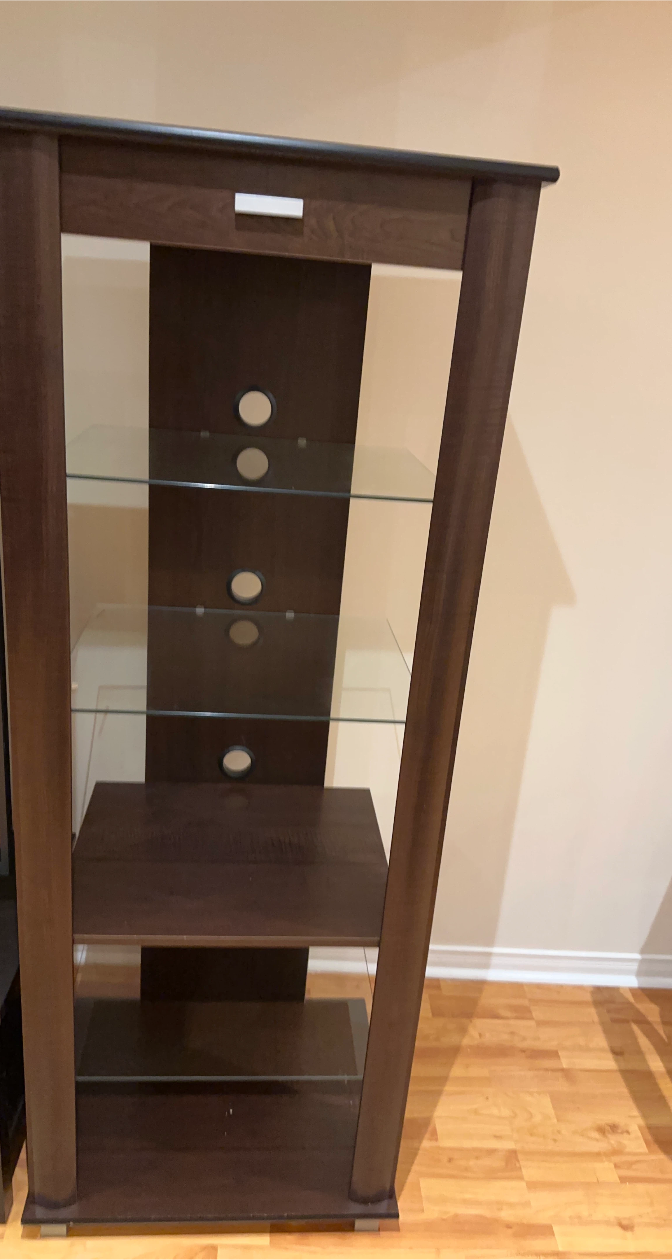 Brown Wooden Shelf Unit
