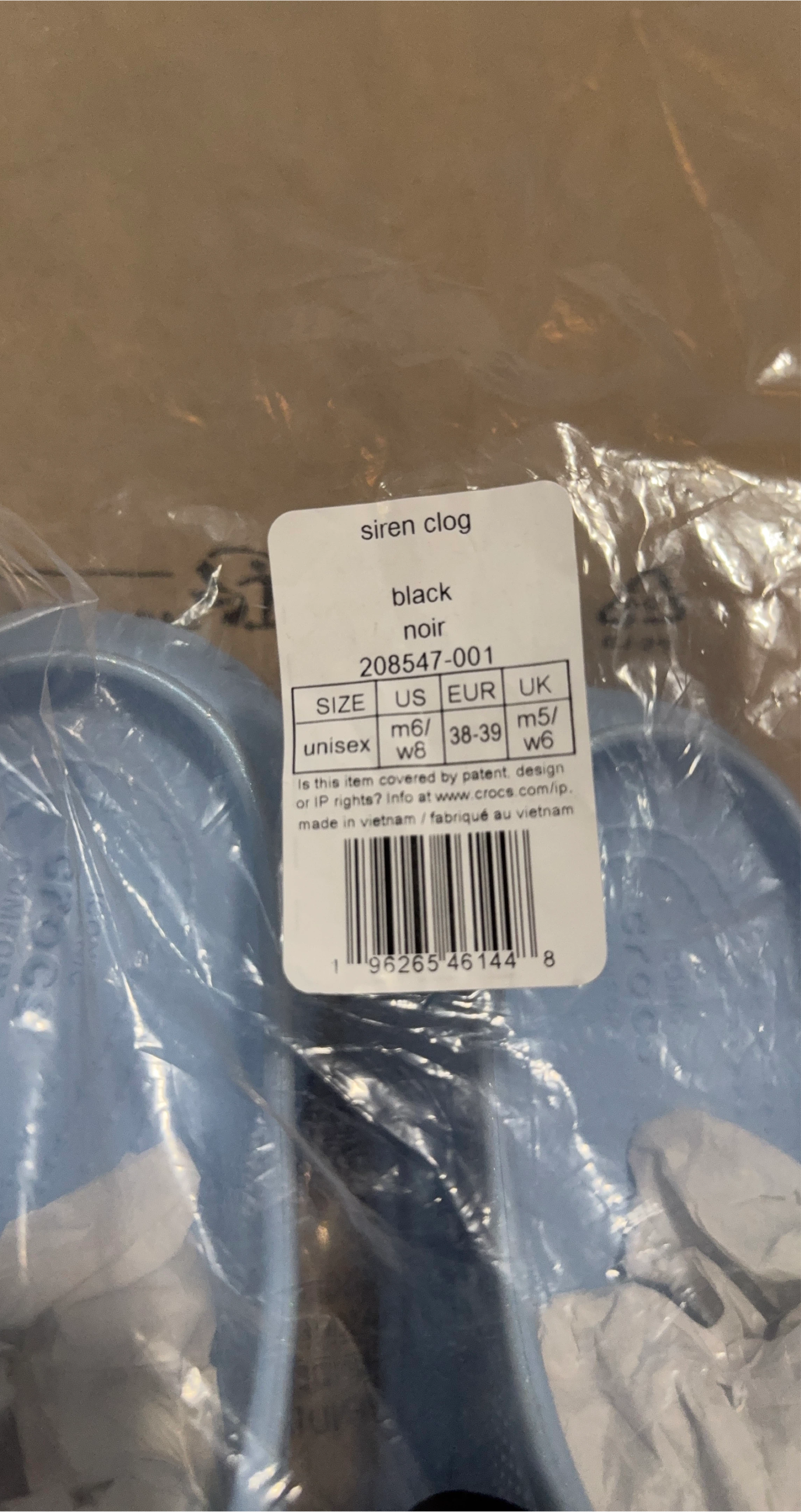 New Crocs Siren Clog - Glitter Blue W8 image indicator(2)