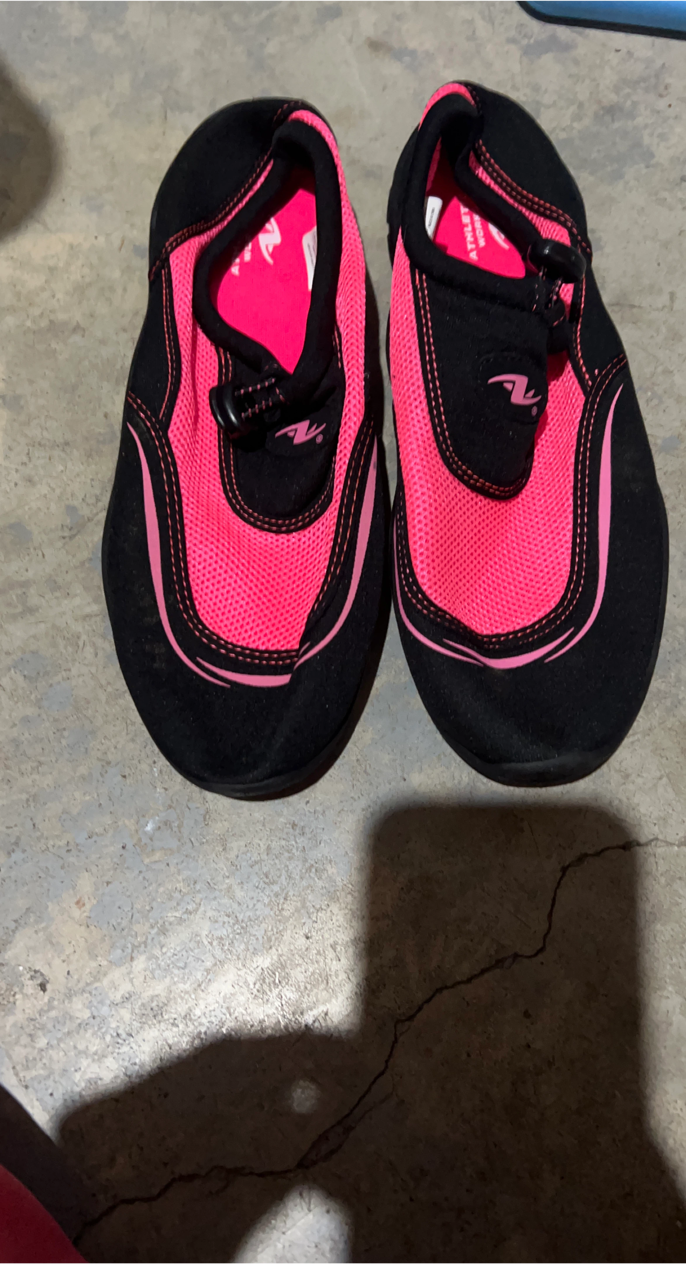 Athletic Works Water Shoes - Black & Pink
