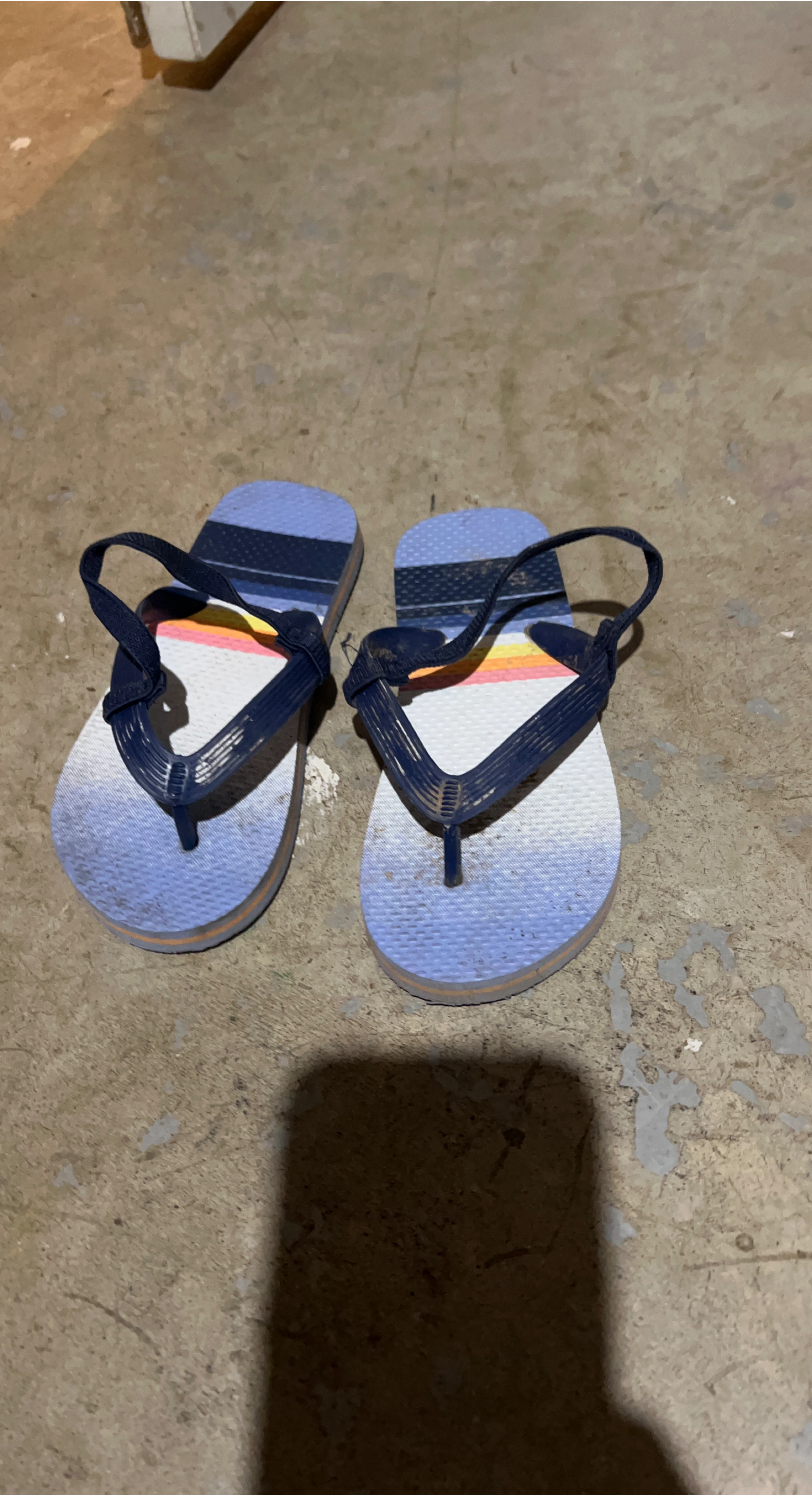 Blue Toddler Flip Flops