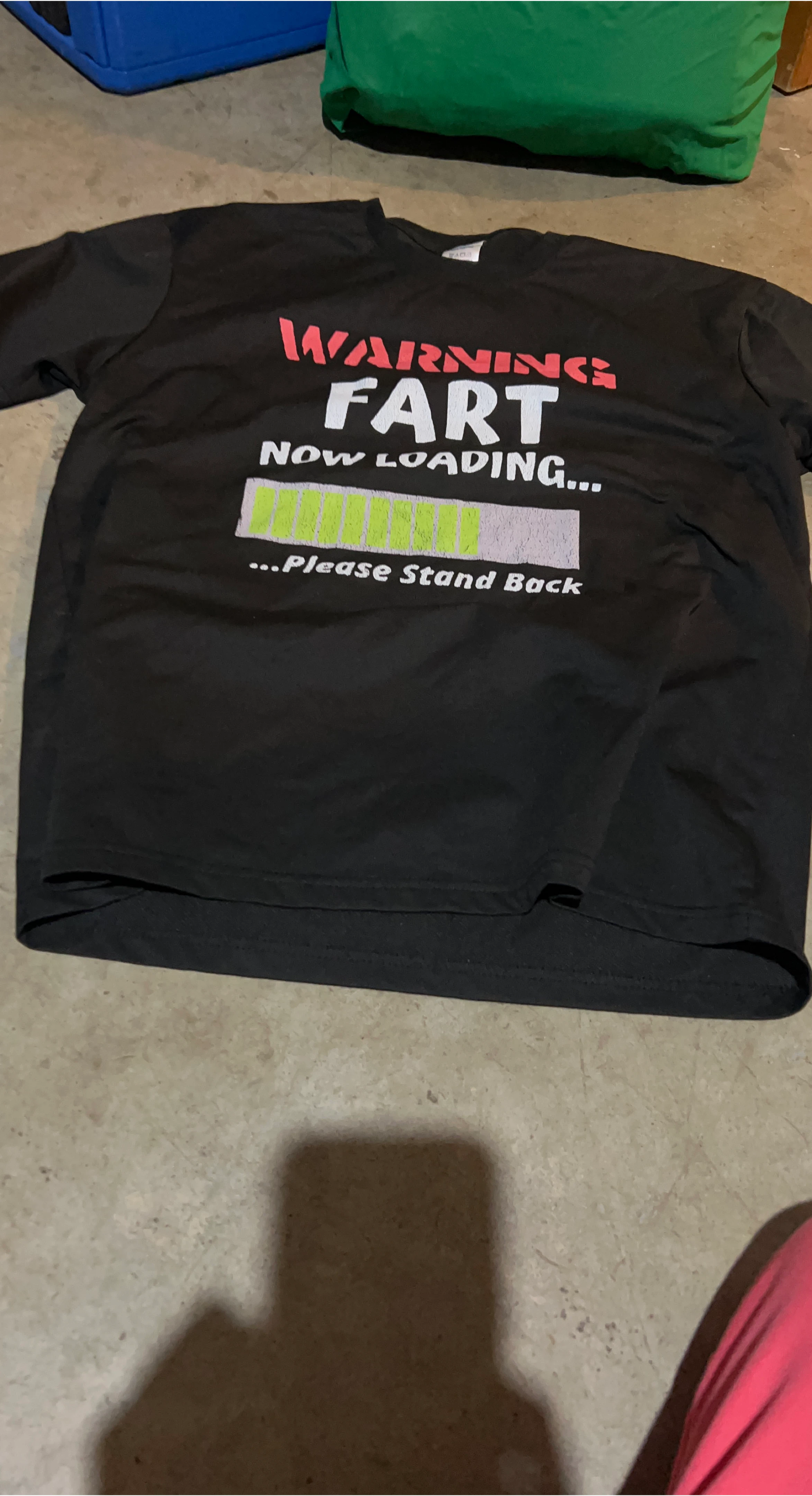 Warning Fart Now Loading T-Shirt image indicator(1)