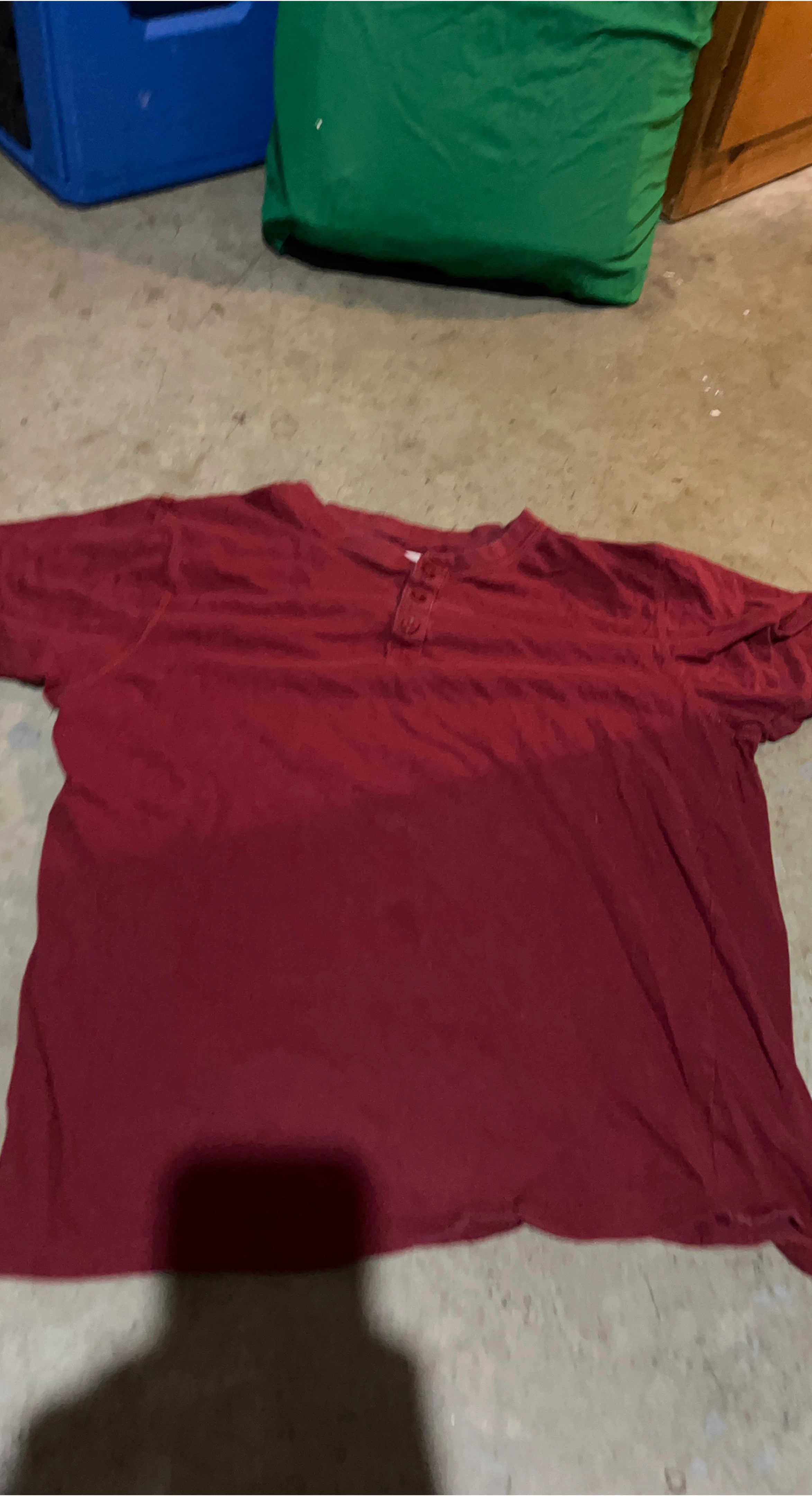Red Henley Shirt