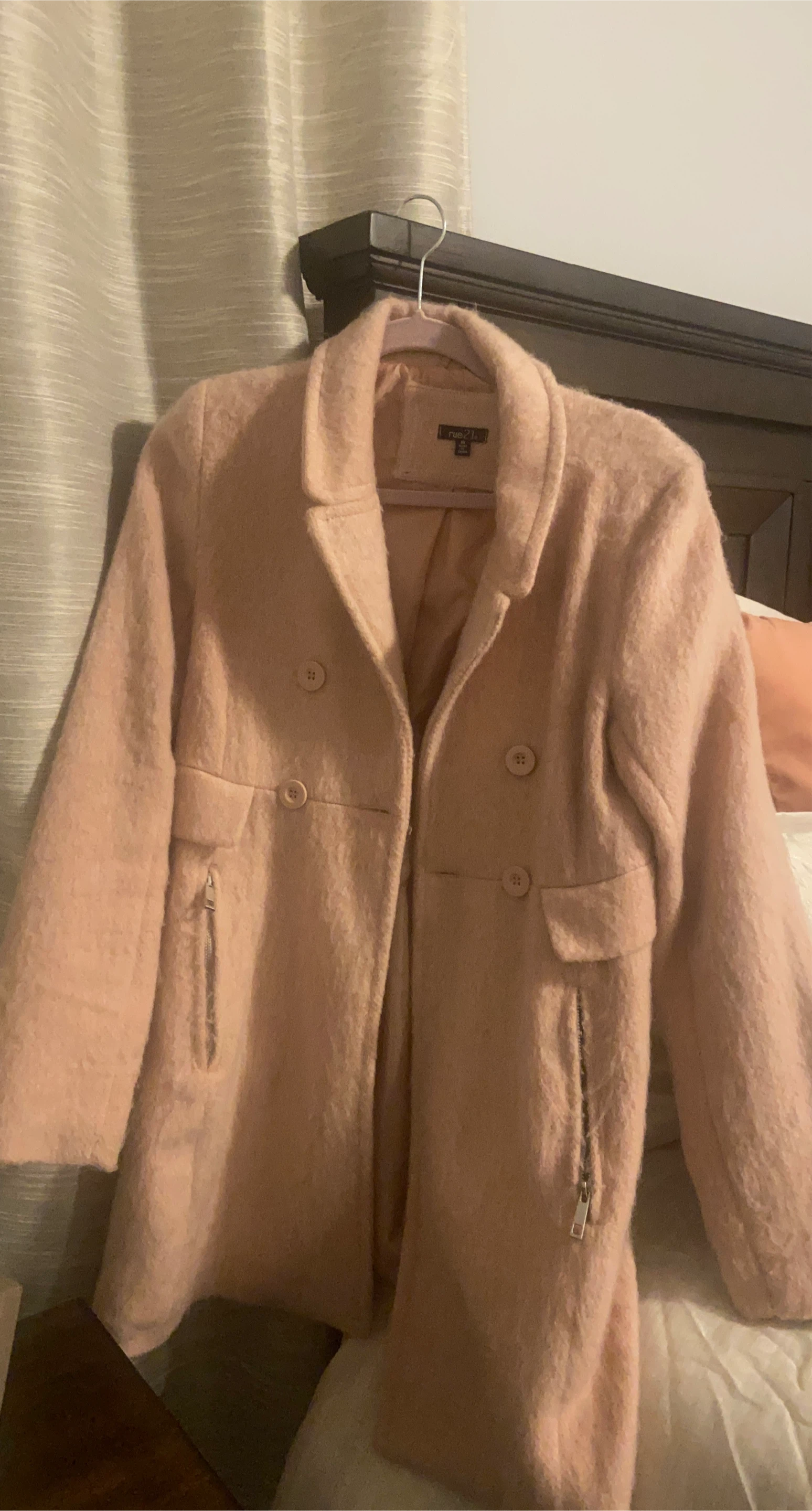 Rue21 Pink Coat - Size M